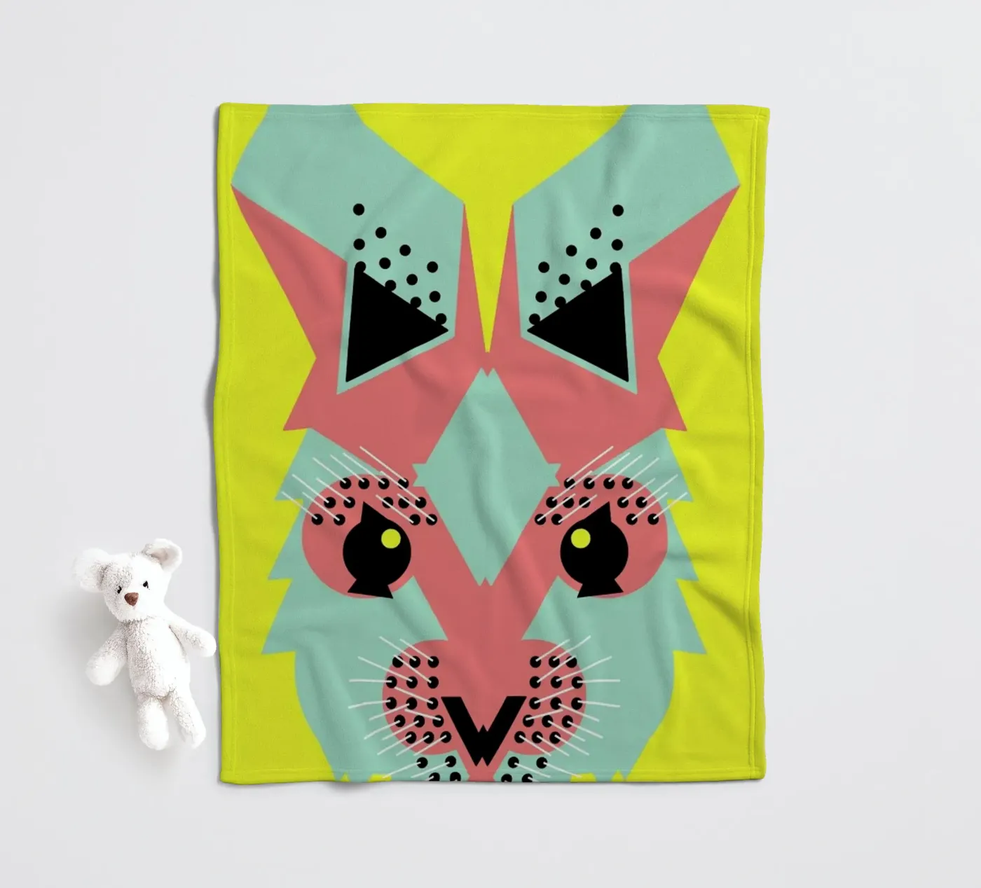 Rabbit Magic fleecedeken van Gareth Pollock Design