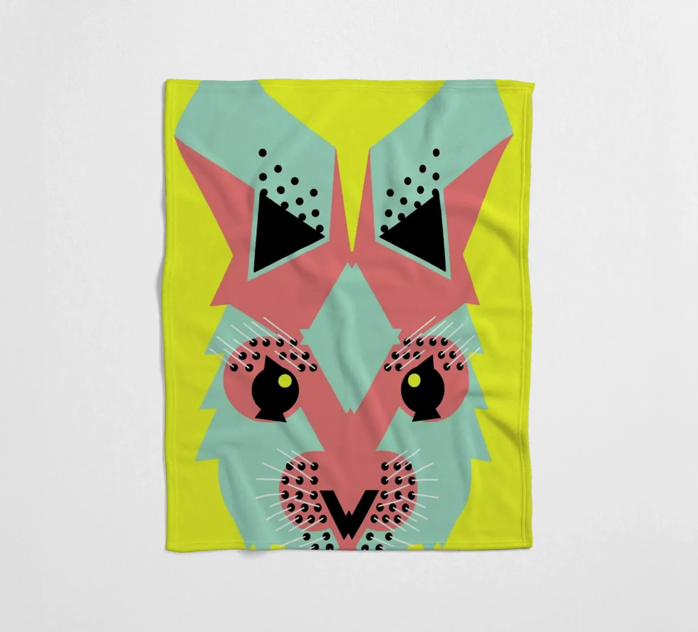 Rabbit Magic coperta in pile da Gareth Pollock Design