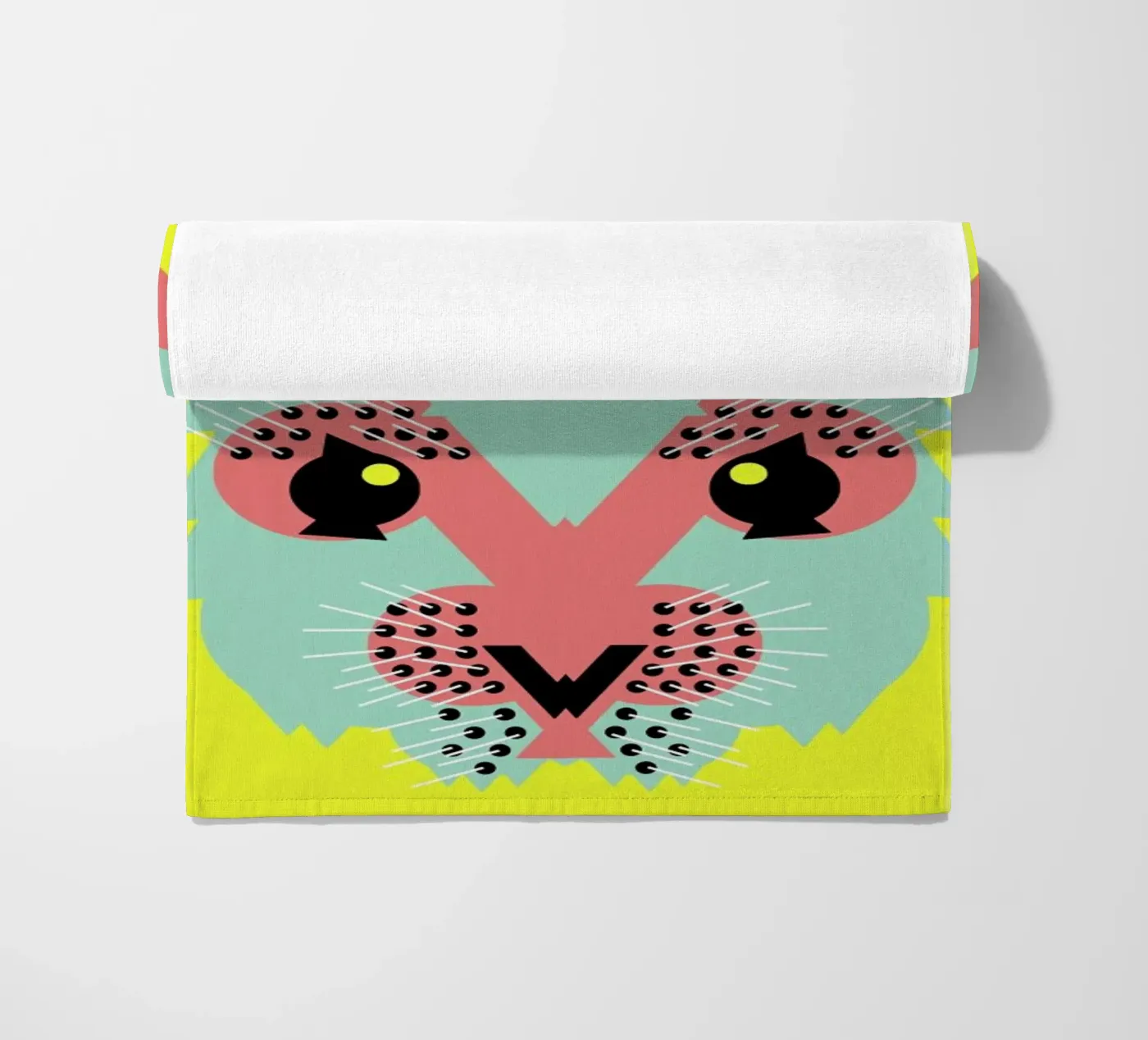 Rabbit Magic strandhanddoek van Gareth Pollock Design