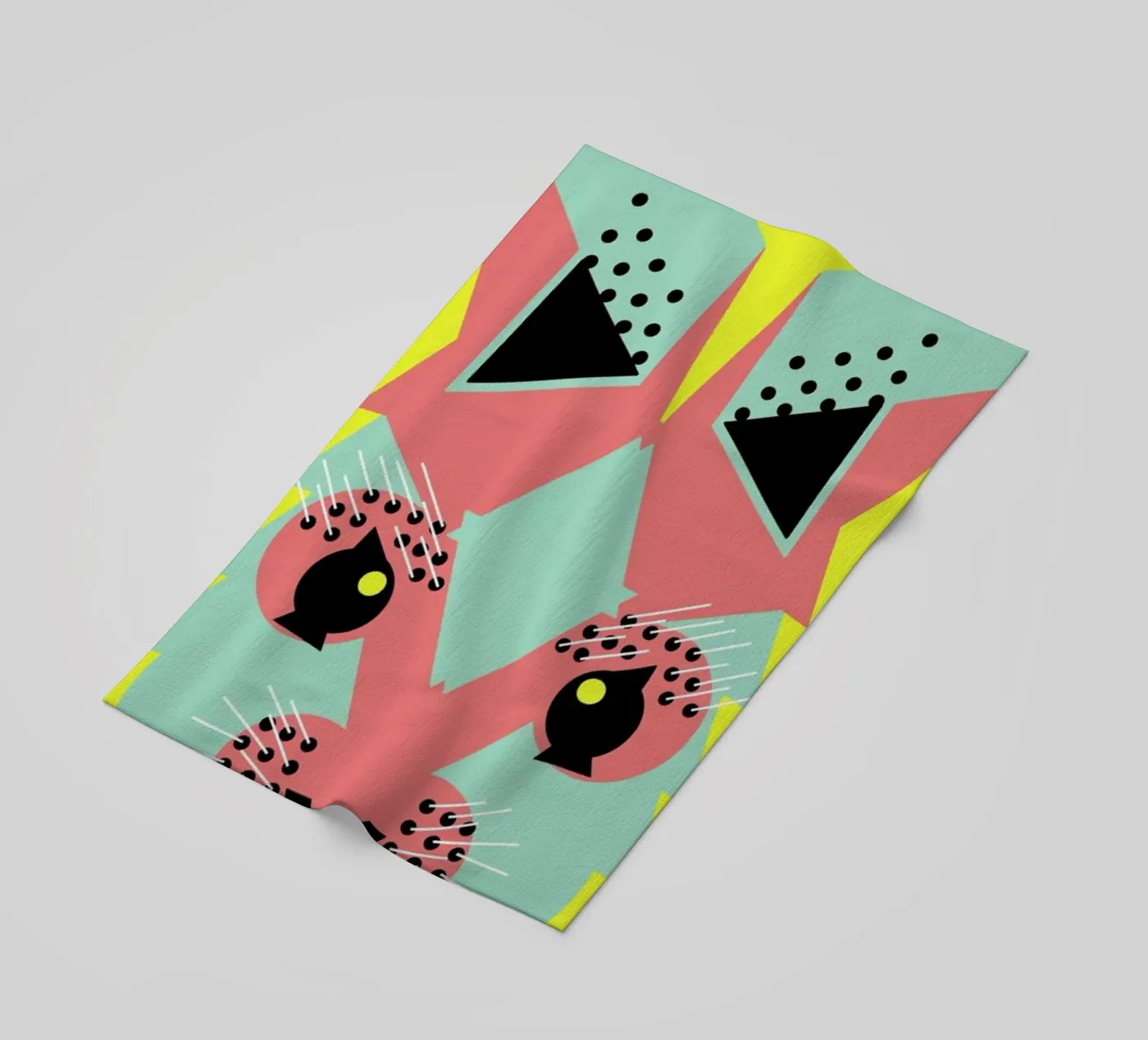 Rabbit Magic strandhanddoek van Gareth Pollock Design