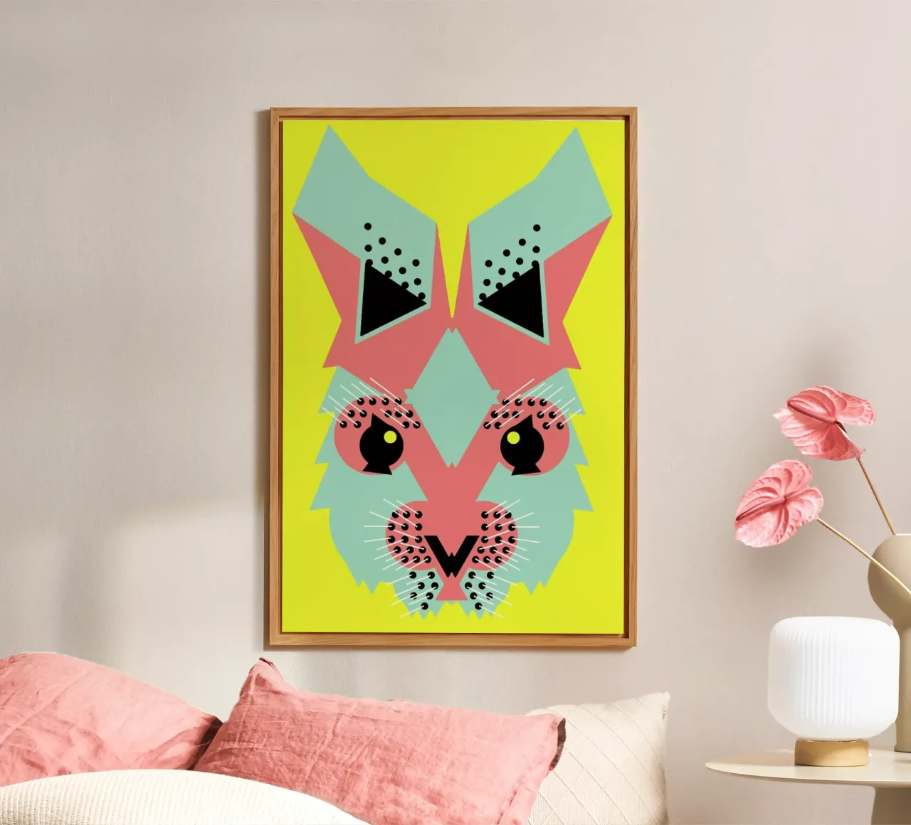 Rabbit Magic alluminio dibond da Gareth Pollock Design