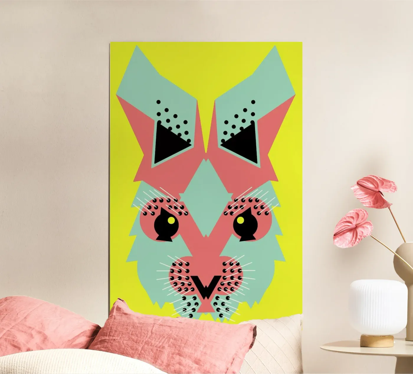 Rabbit Magic poster van Gareth Pollock Design