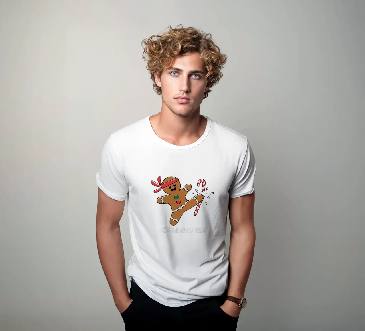 Ninjabread Man t-shirt by edsonramosart