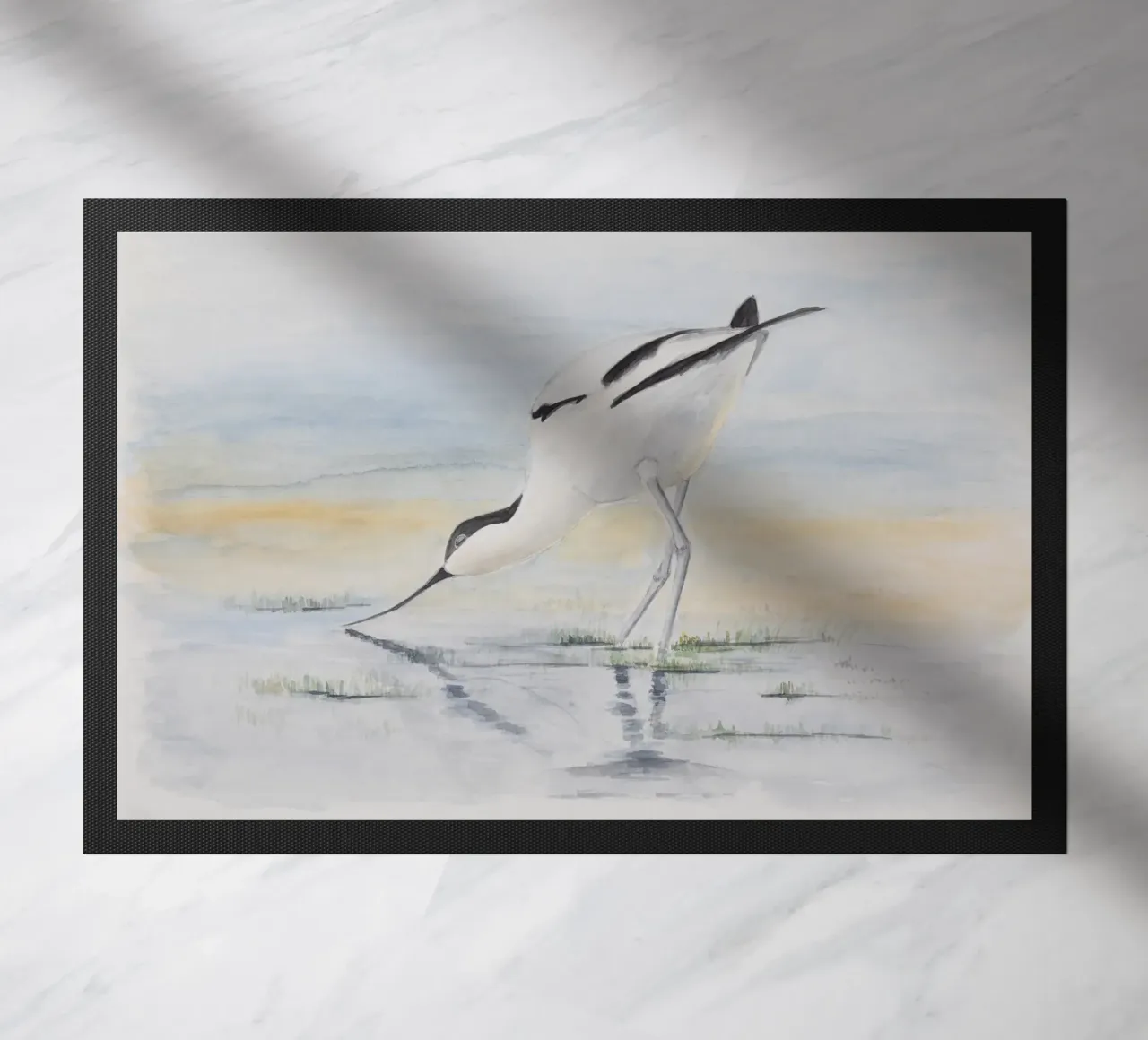 Avocetta - l'uccello dal becco speciale zerbino da Barbara Buderath Illustrationen
