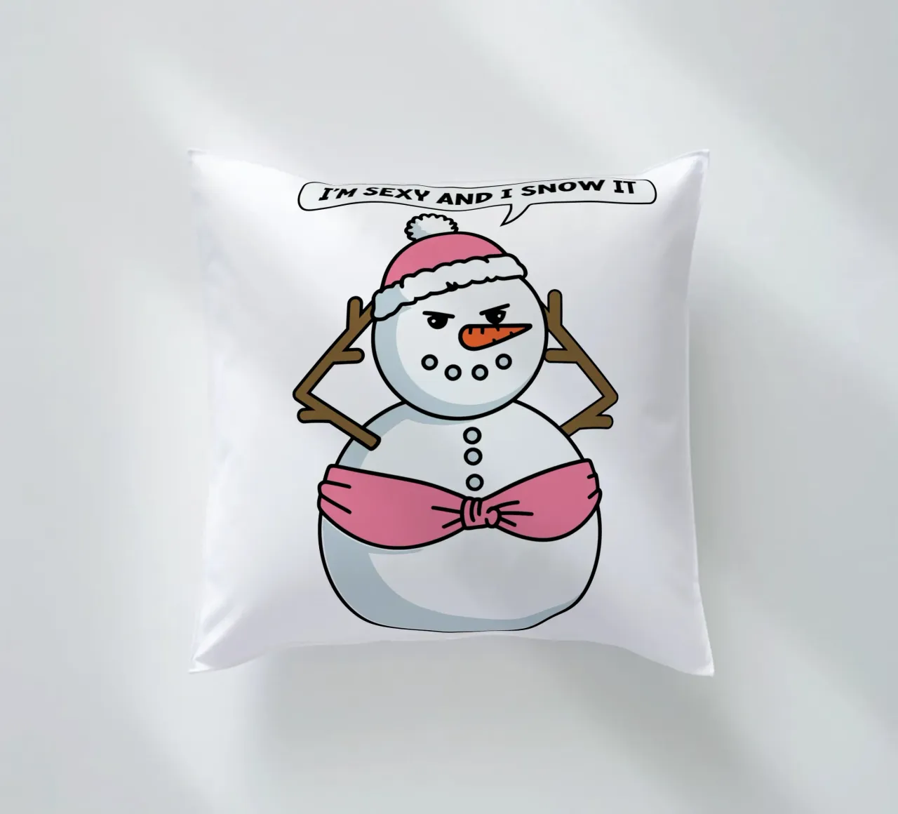 I'm sexy and I snow it cuscino da edsonramosart