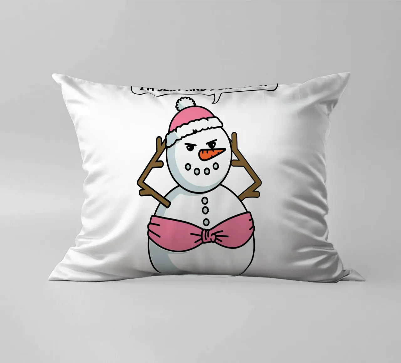 I'm sexy and I snow it cuscino da edsonramosart
