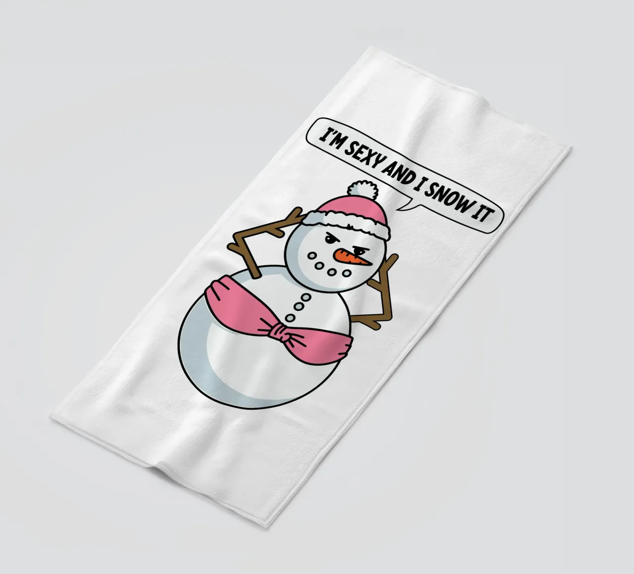 I'm sexy and I snow it telo mare da edsonramosart