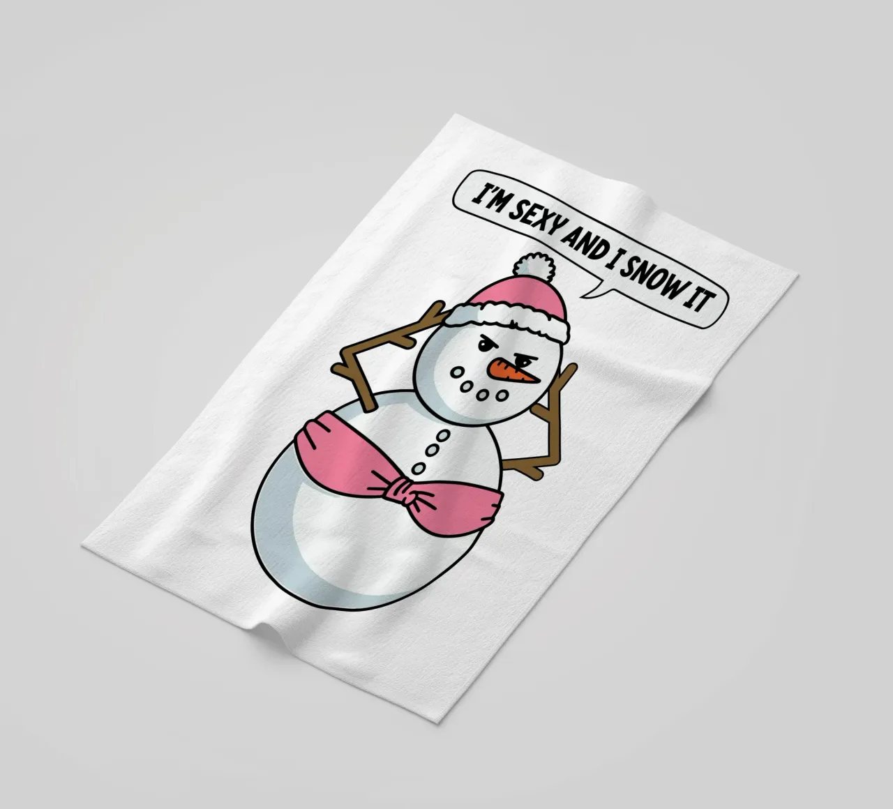 I'm sexy and I snow it telo mare da edsonramosart