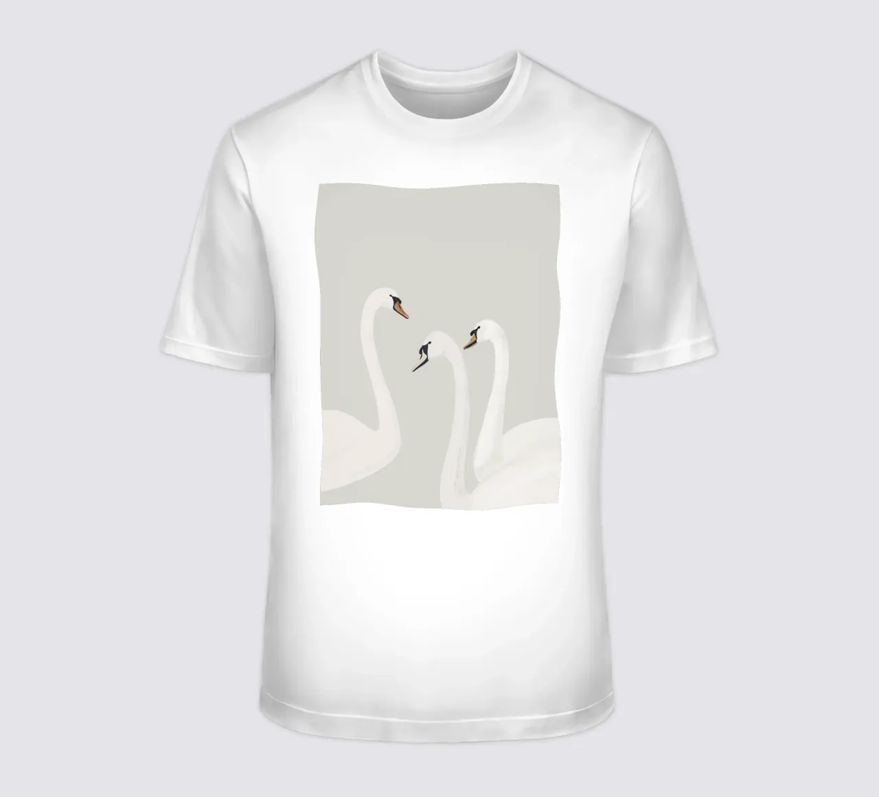 Cigni bianchi t-shirt da ThingDesign