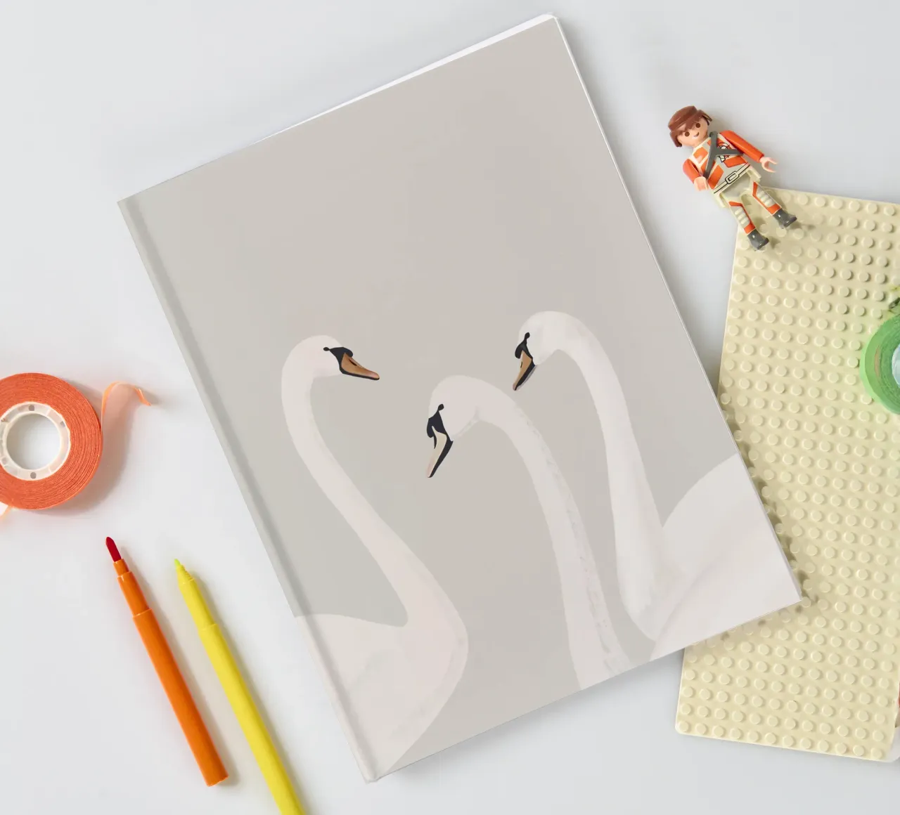 White Swans notebook by ThingDesign