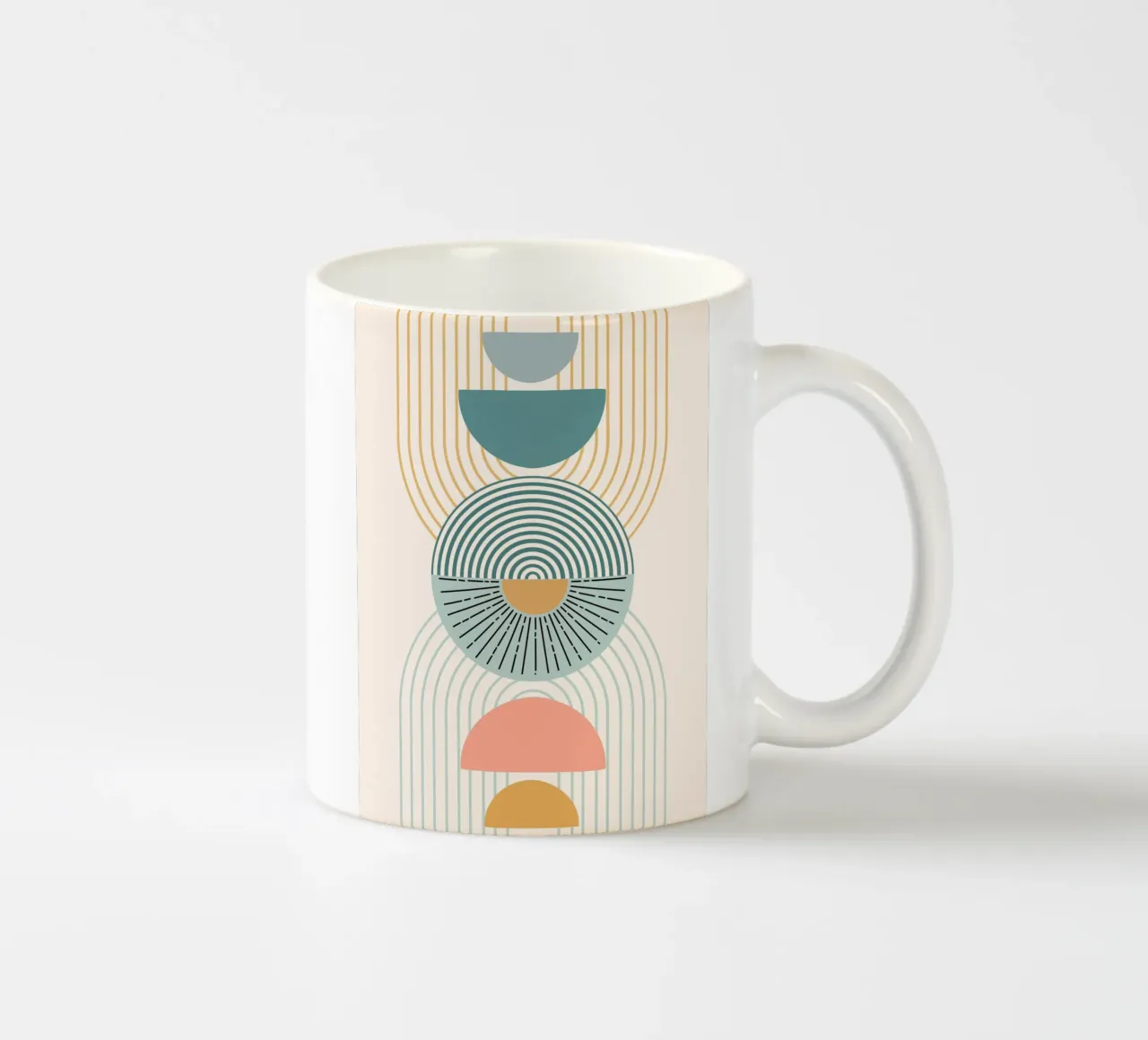 Arches in muted colors tazza in ceramica da LisaArtes