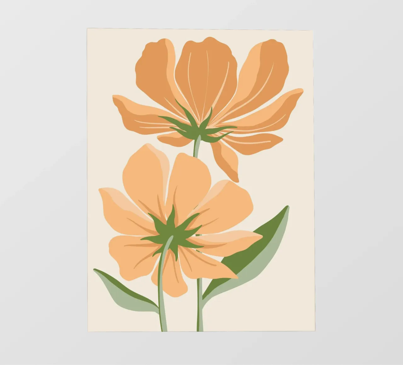 Orange flowers pellicola backlit da LisaArtes