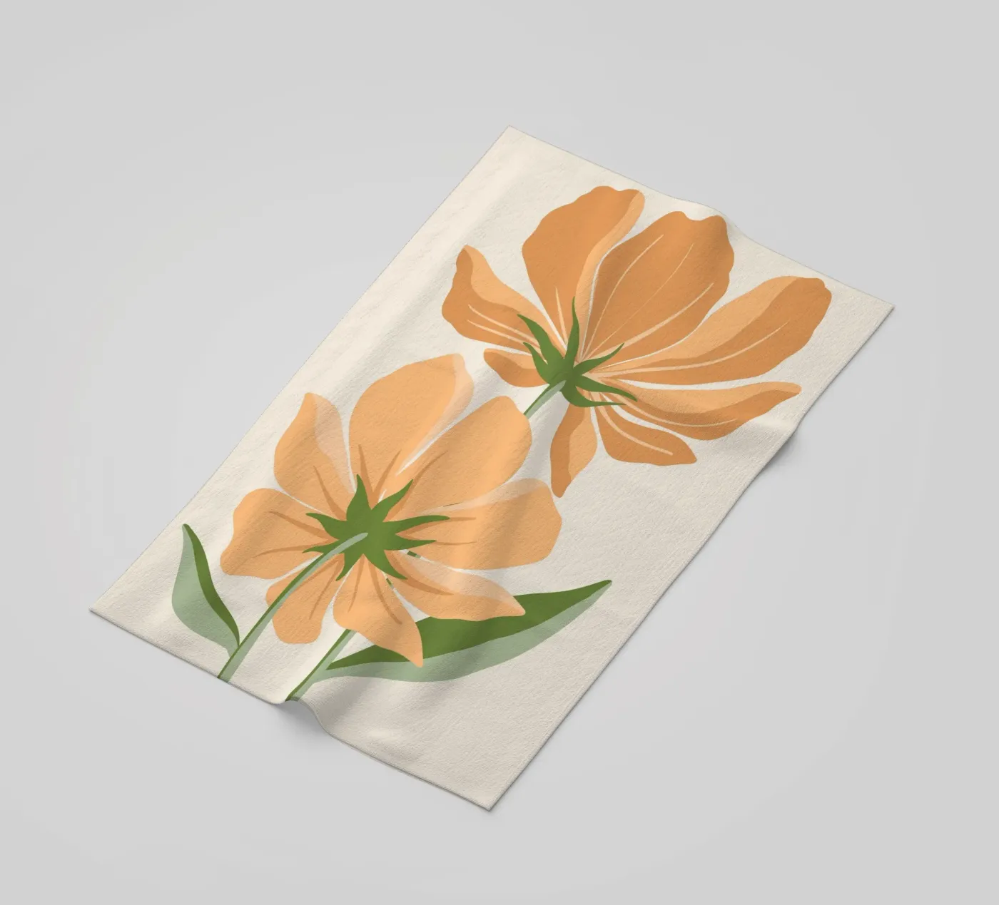 Orange flowers telo mare da LisaArtes