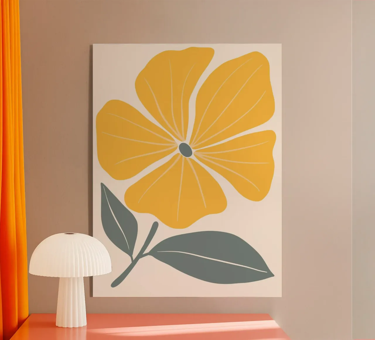 Yellow flower plexiglass da LisaArtes