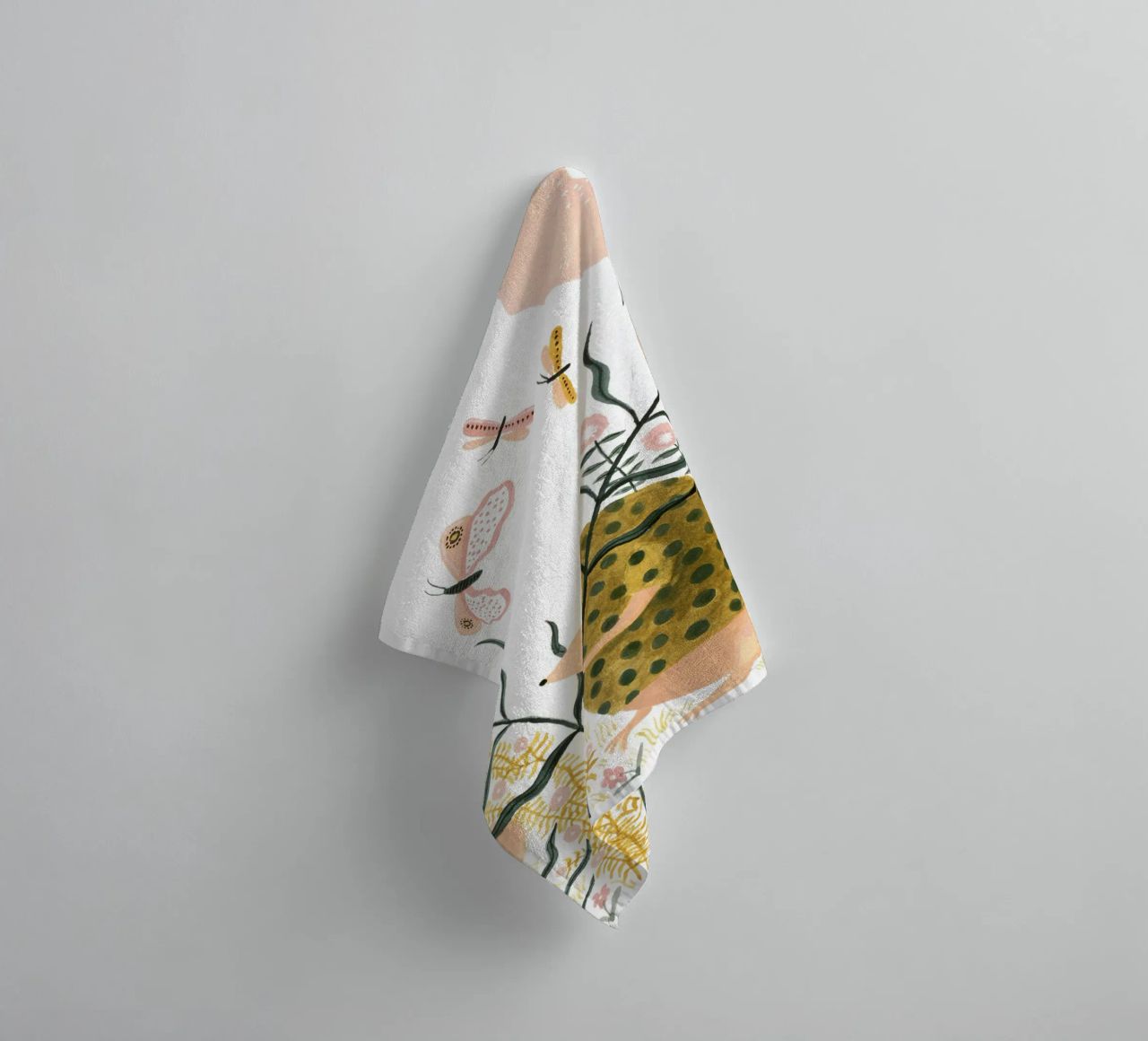 Claudia Voglhuber - Igel geht spazieren serviette de bain de The Artcircle