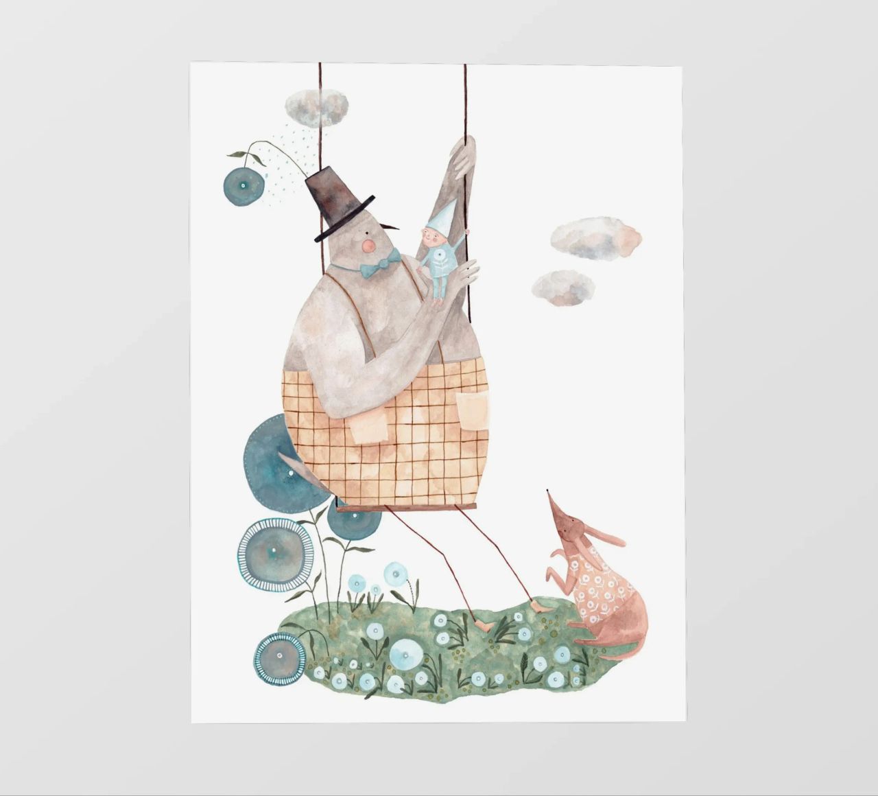 Claudia Voglhuber - Imaginärer Freund papier peint photo de The Artcircle