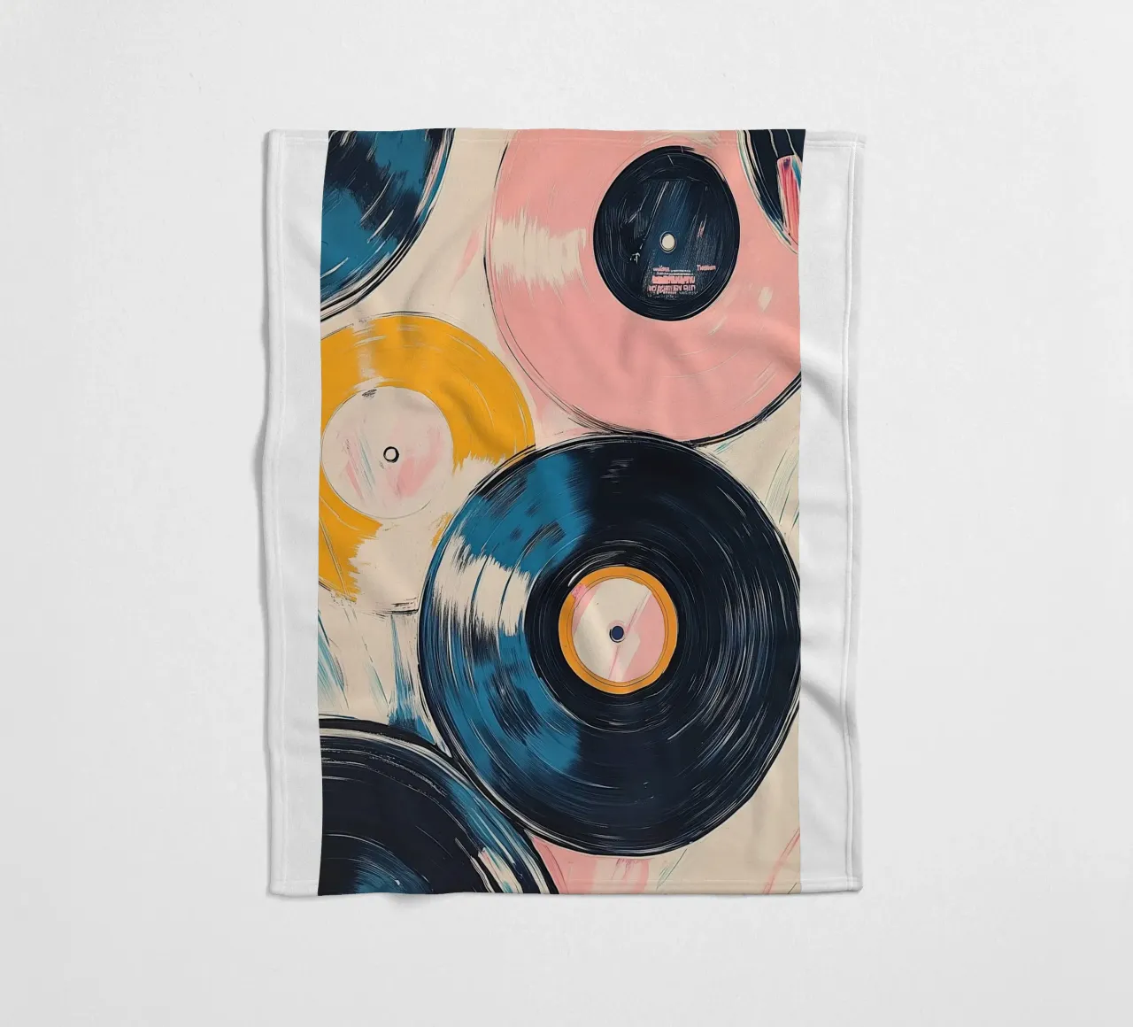 Ritmo retrò coperta in pile da Melloi Art Print