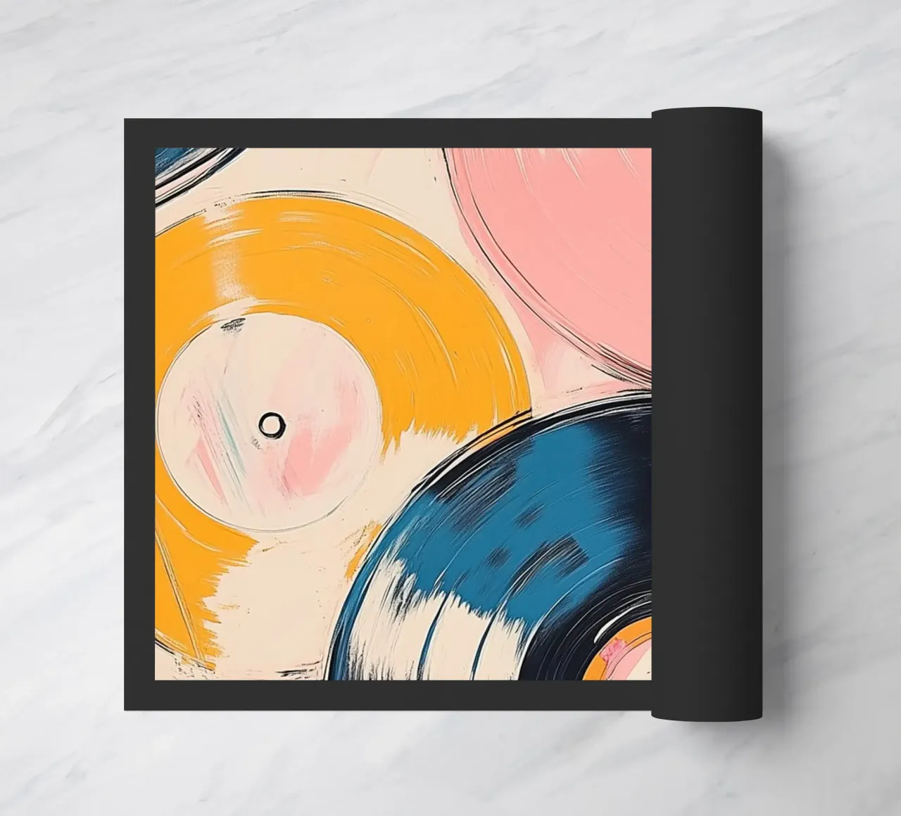 Ritmo retrò zerbino da Melloi Art Print