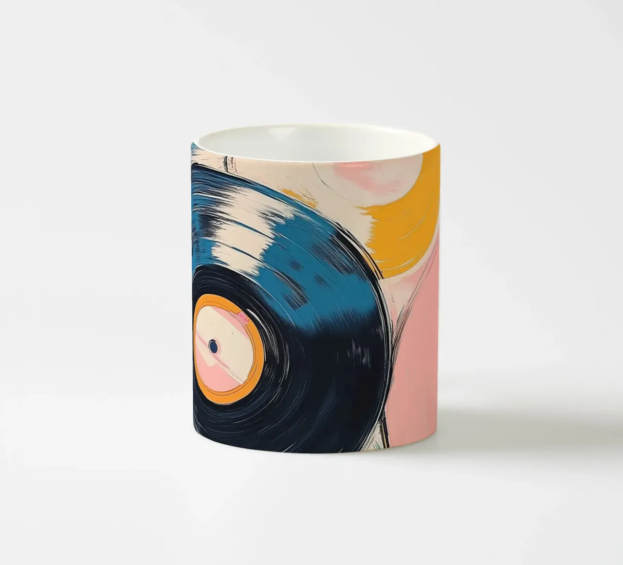 Retro Rhythm ceramic mug by Melloi Art Print