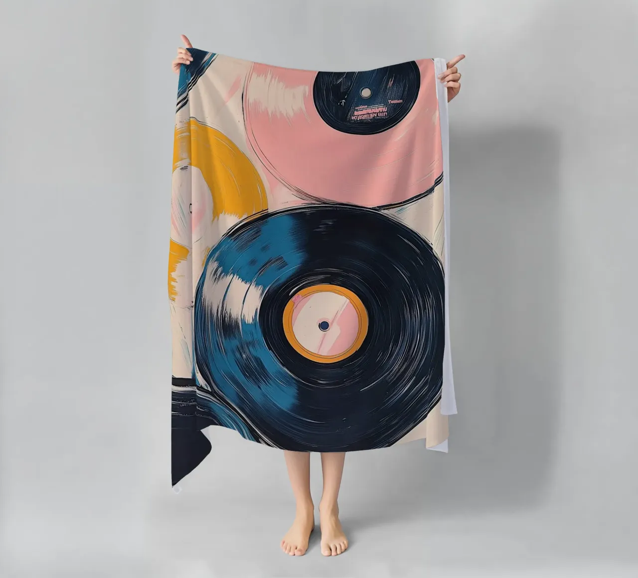 Ritmo retrò telo mare da Melloi Art Print