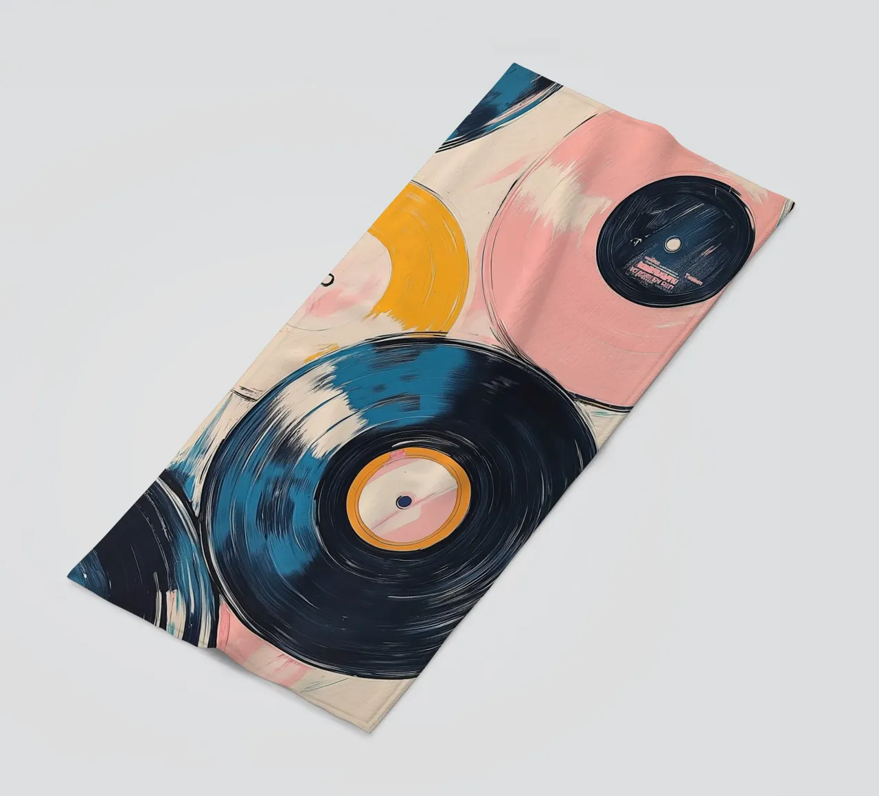 Ritmo retrò telo mare da Melloi Art Print