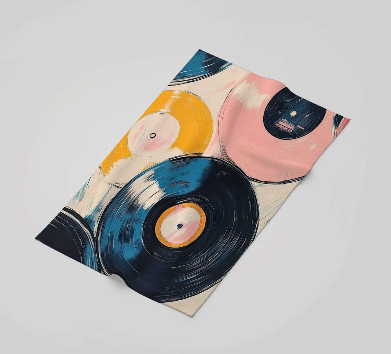 Ritmo retrò telo mare da Melloi Art Print