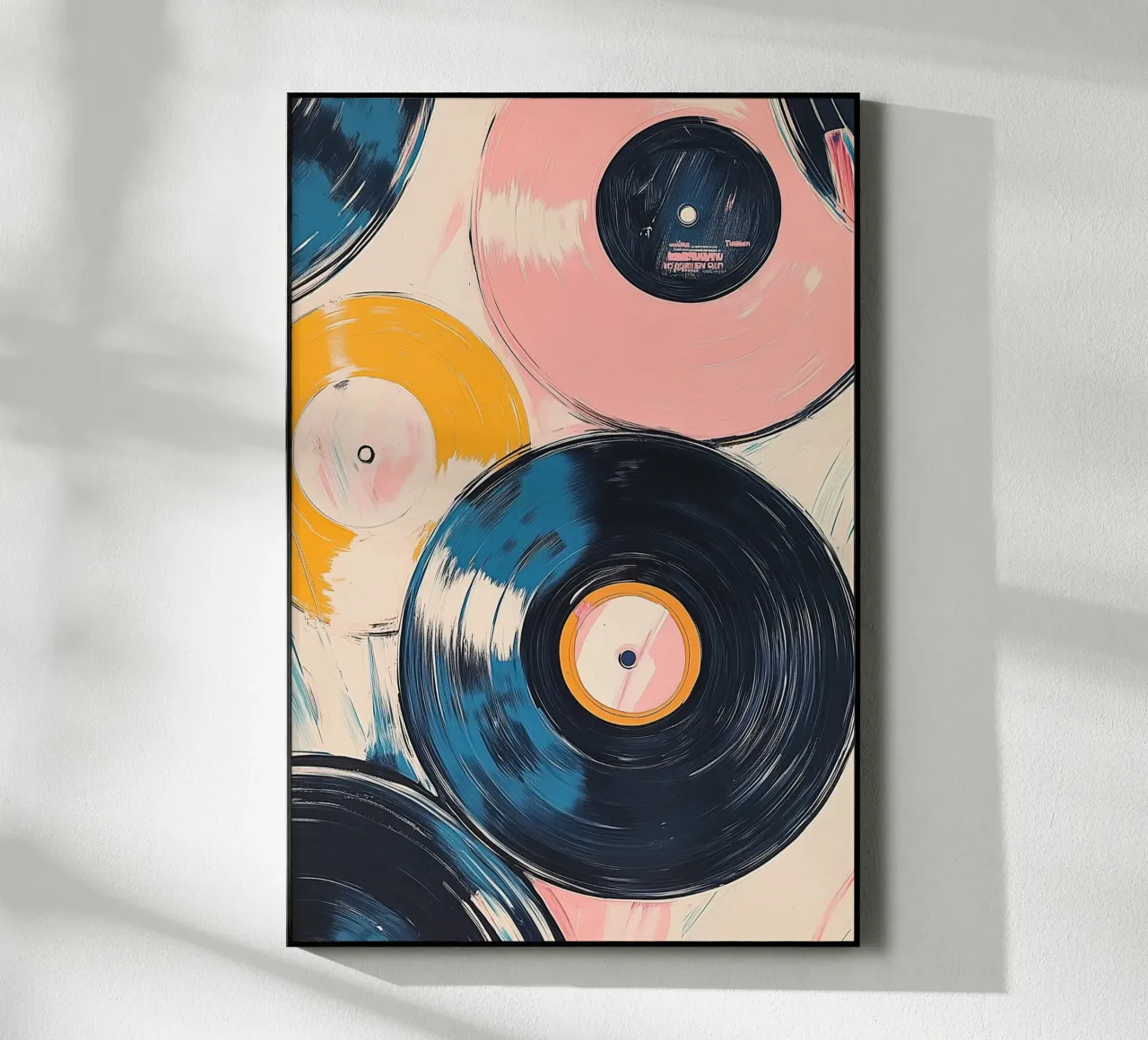 Ritmo retrò plexiglass da Melloi Art Print