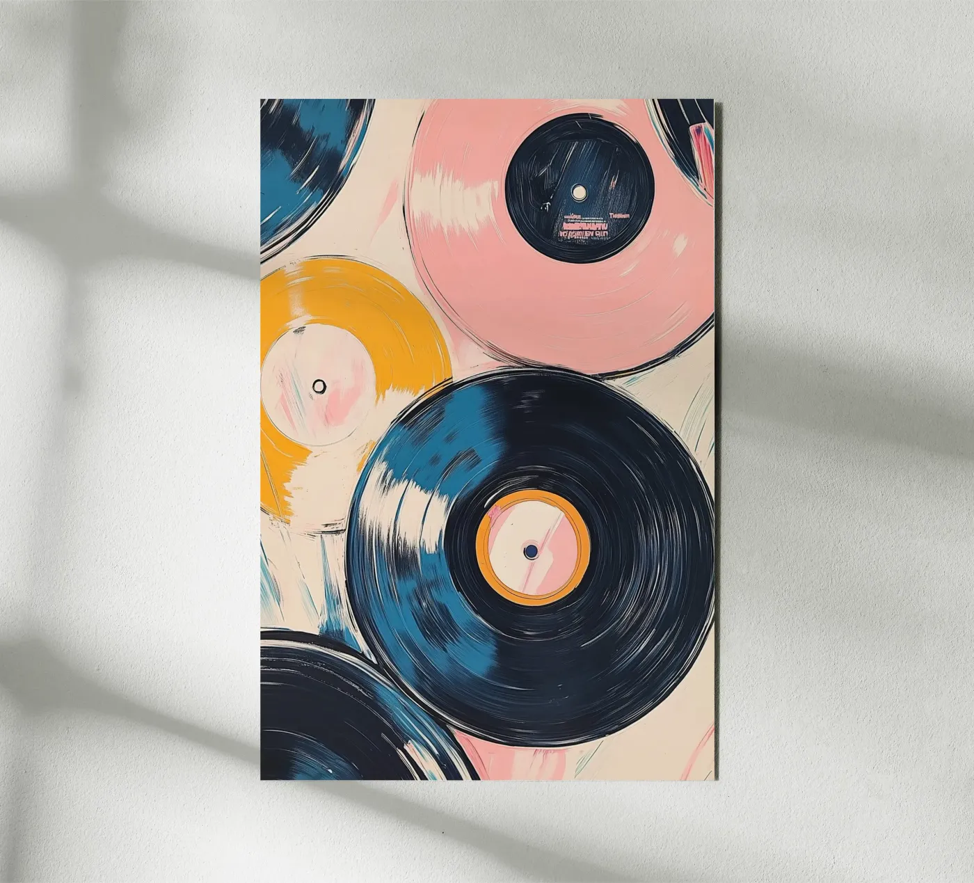 Ritmo retrò pannello forex da Melloi Art Print