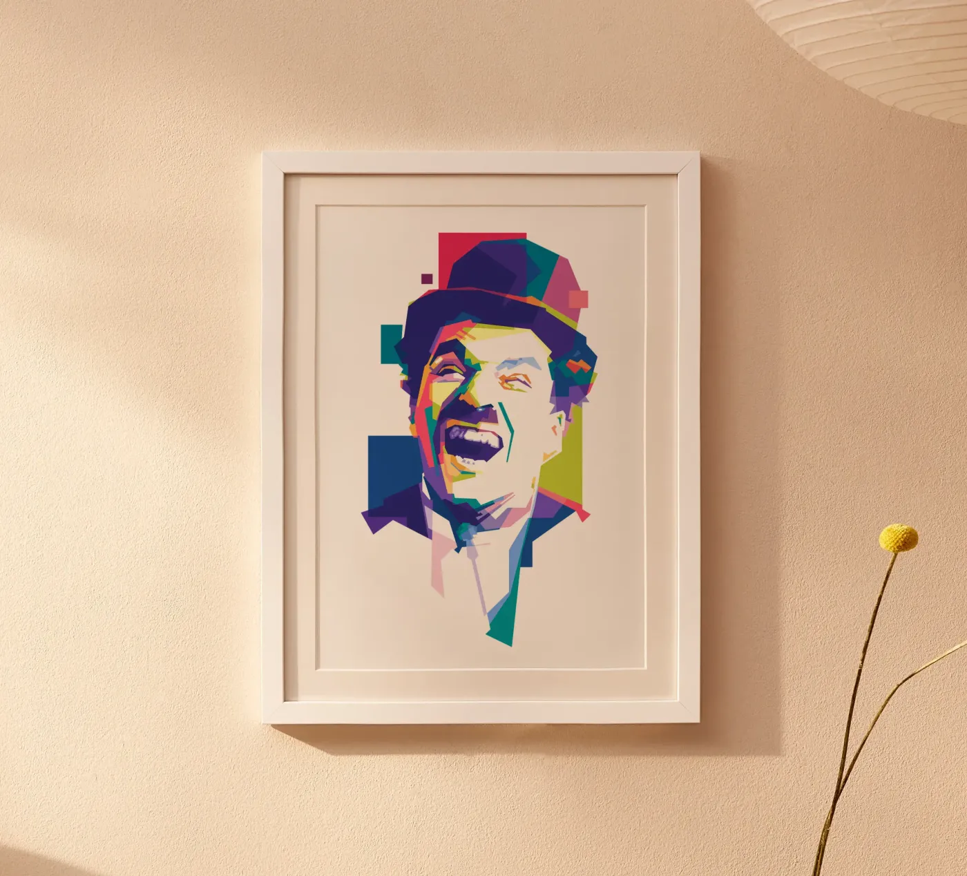 Chaplin WPAP poster van Alkahfsmart