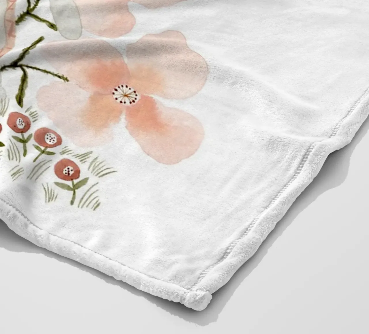 Claudia Voglhuber - Hase mit Mohnblumen coperta in pile da The Artcircle