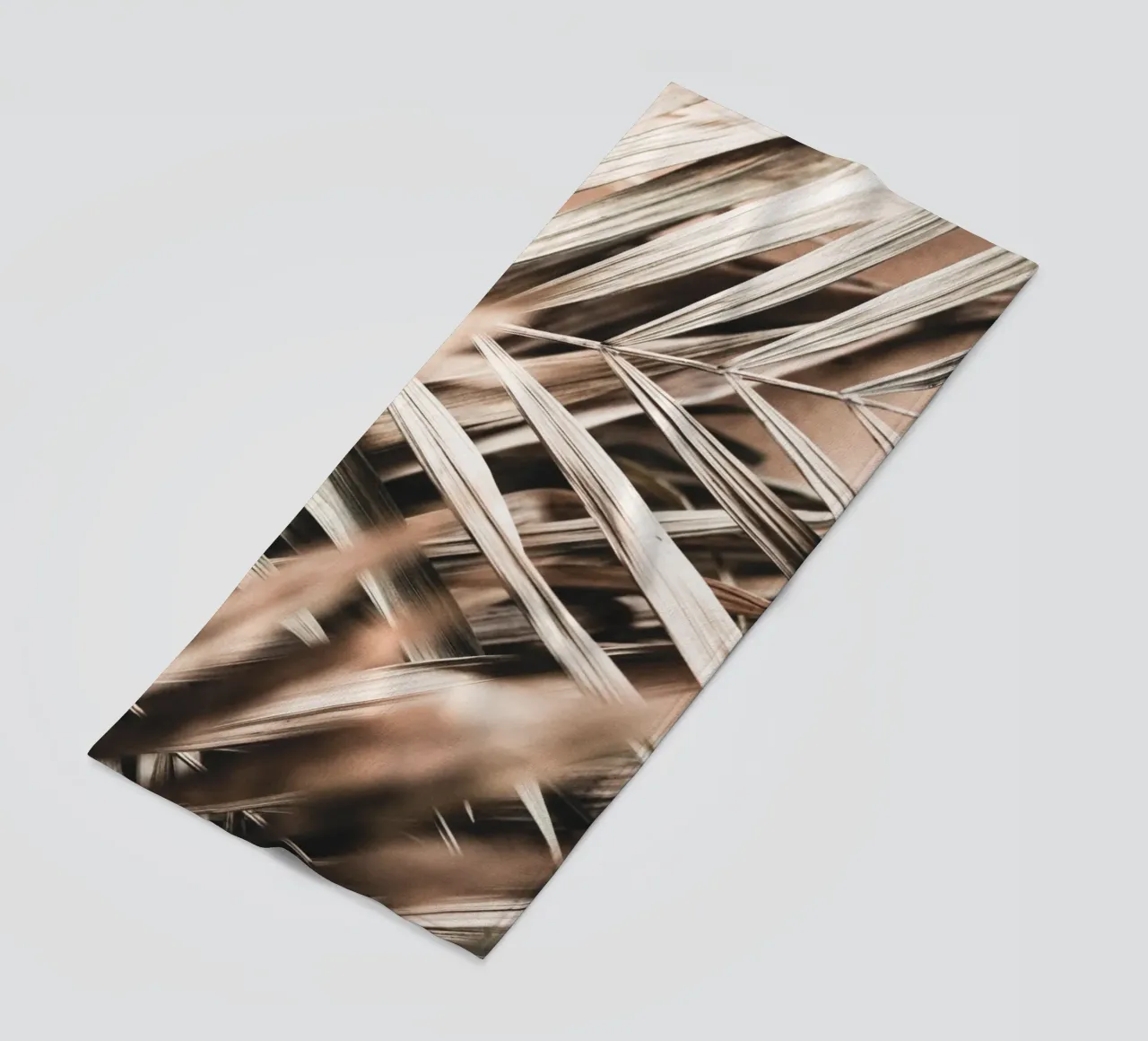 Foglie di palma secche - Design naturale boho telo mare da Whole©