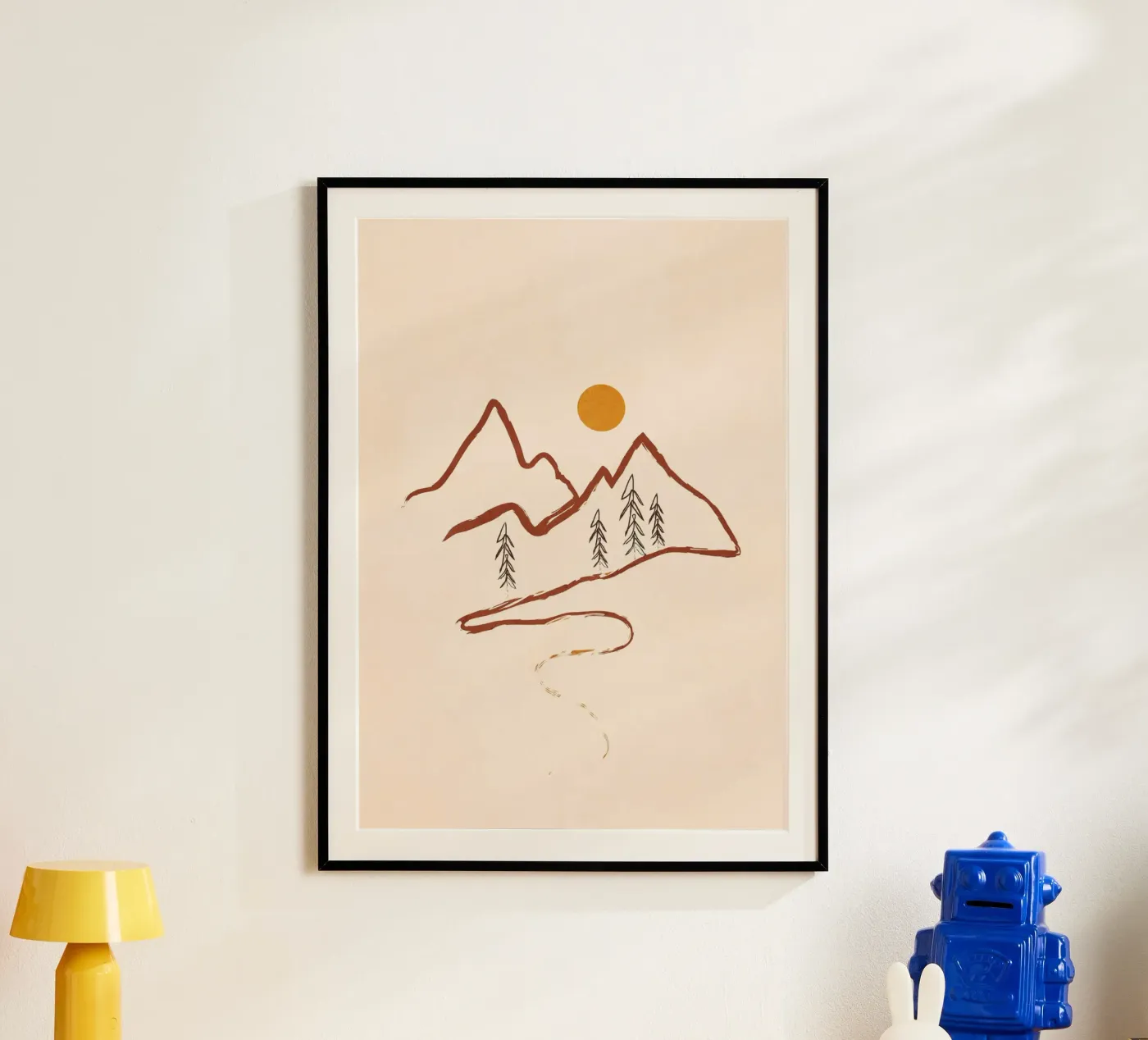 Mountain Minimal poster da Flow Line