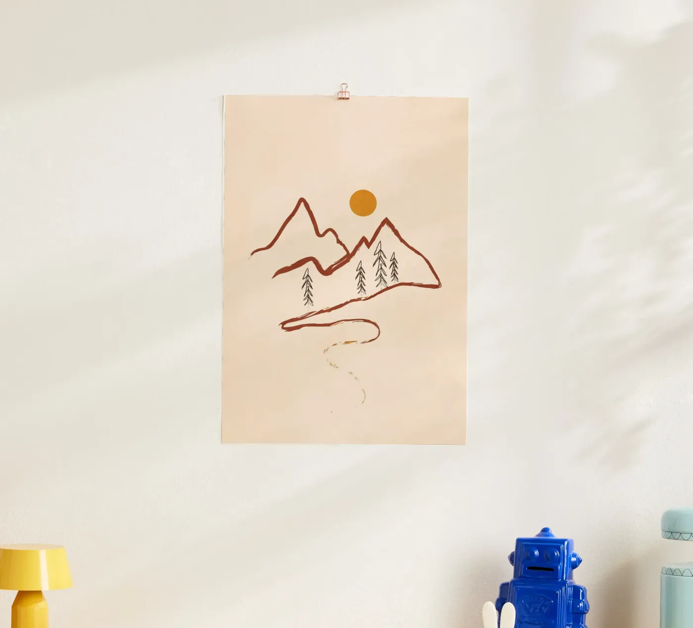 Mountain Minimal poster da Flow Line
