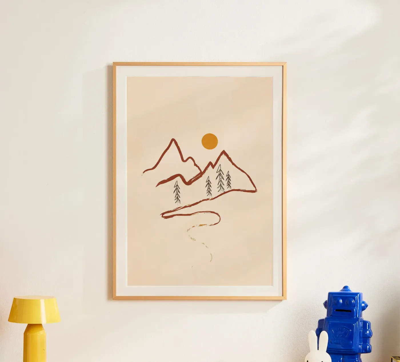 Mountain Minimal poster da Flow Line
