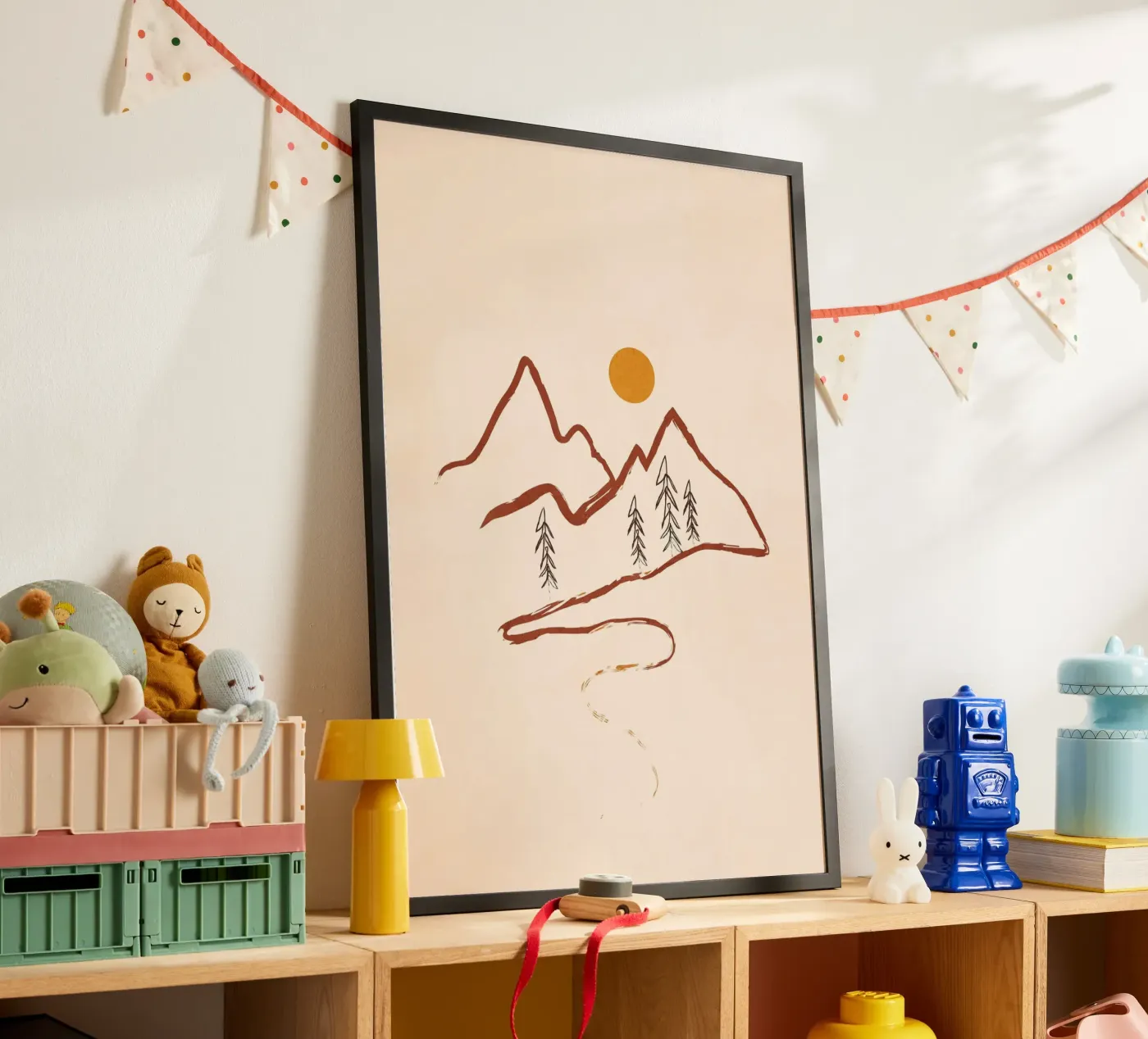 Mountain Minimal poster da Flow Line