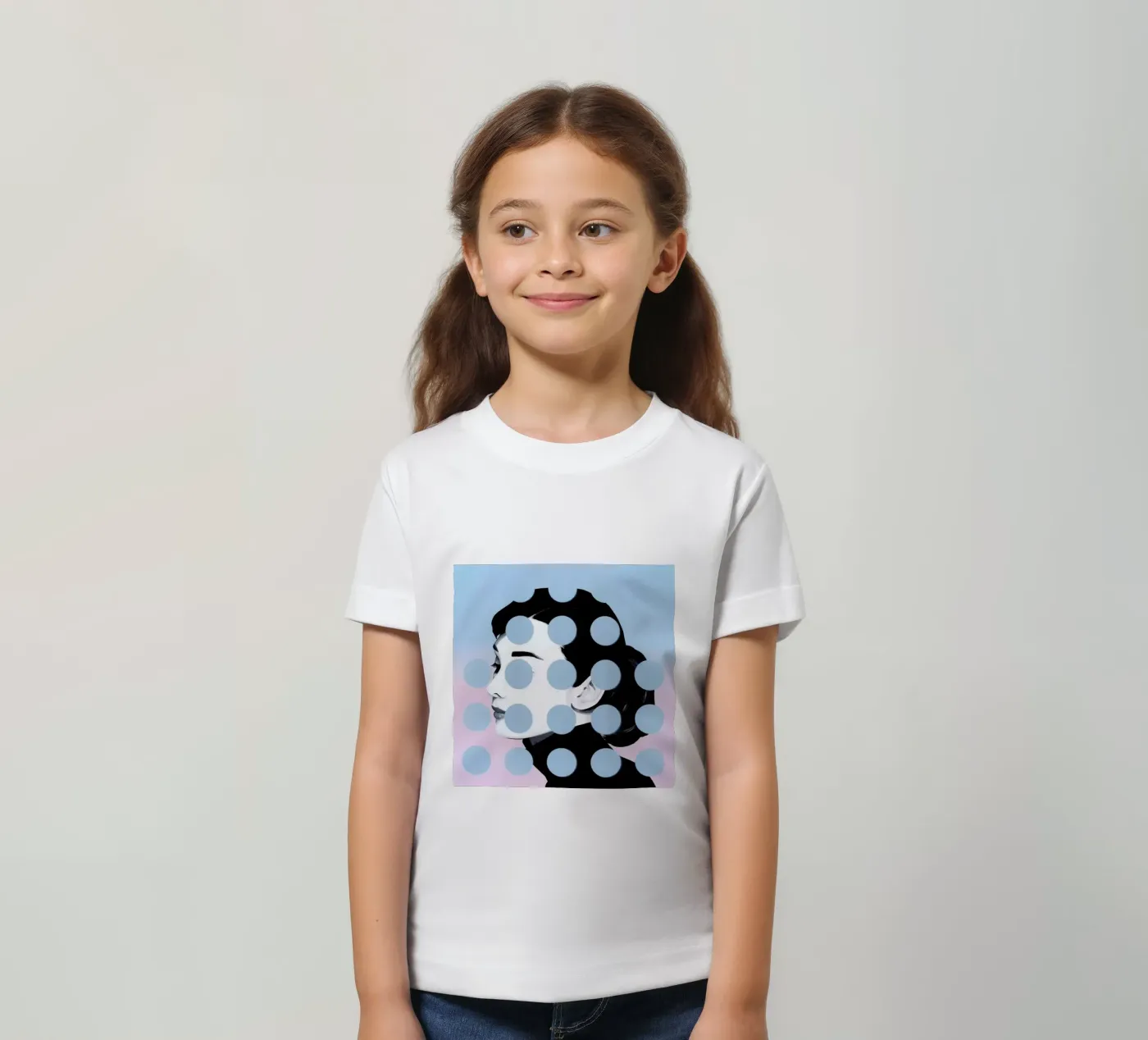 Audrey Dots t-shirt bambini da Famous When Dead