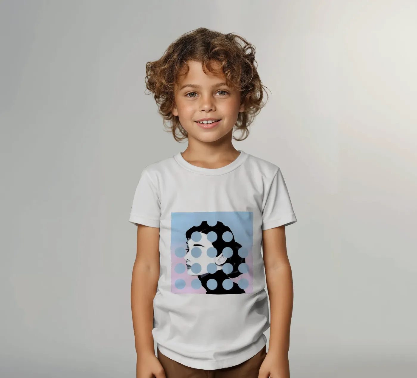 Audrey Dots t-shirt bambini da Famous When Dead