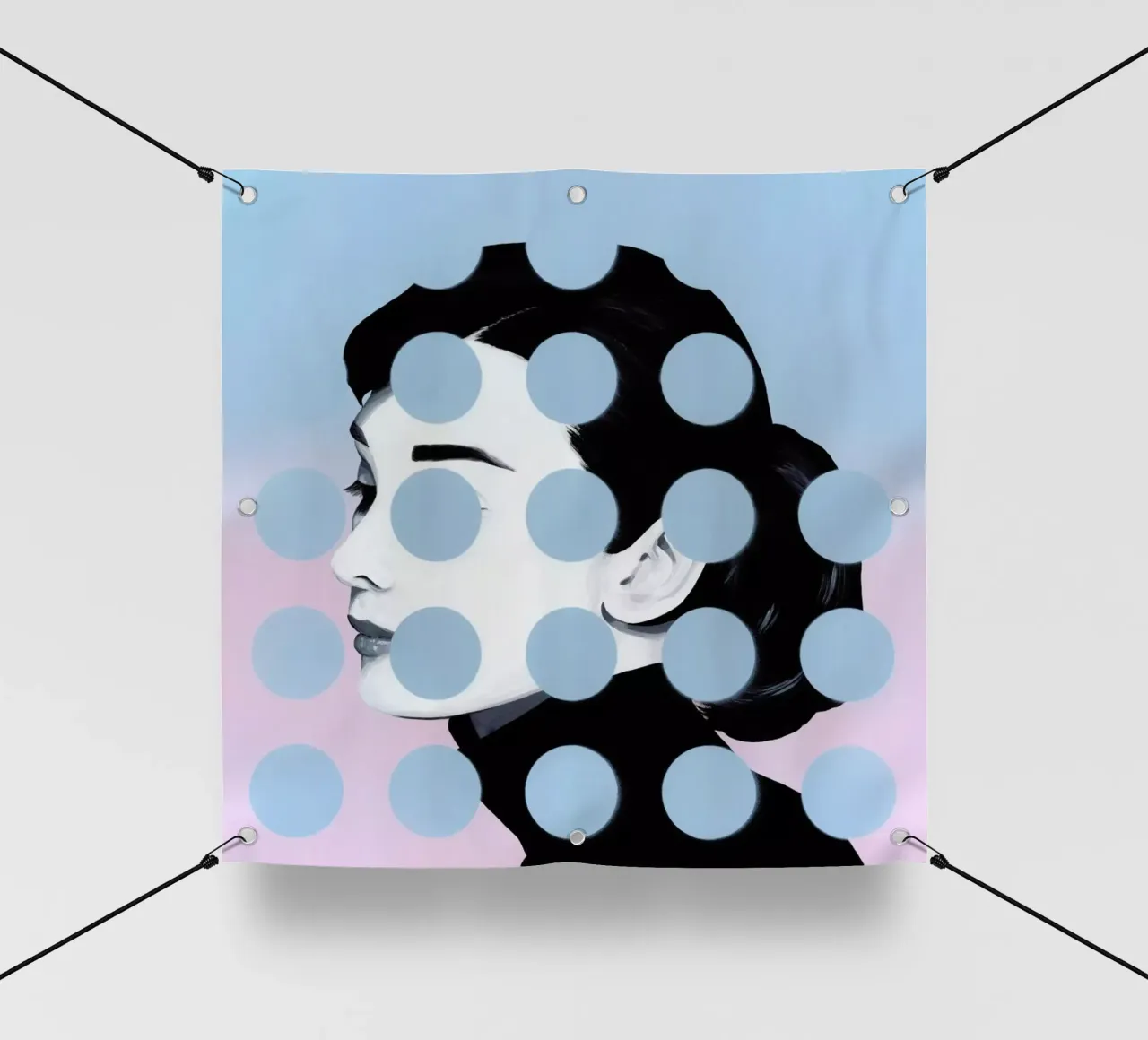Audrey Dots telo in pvc da Famous When Dead