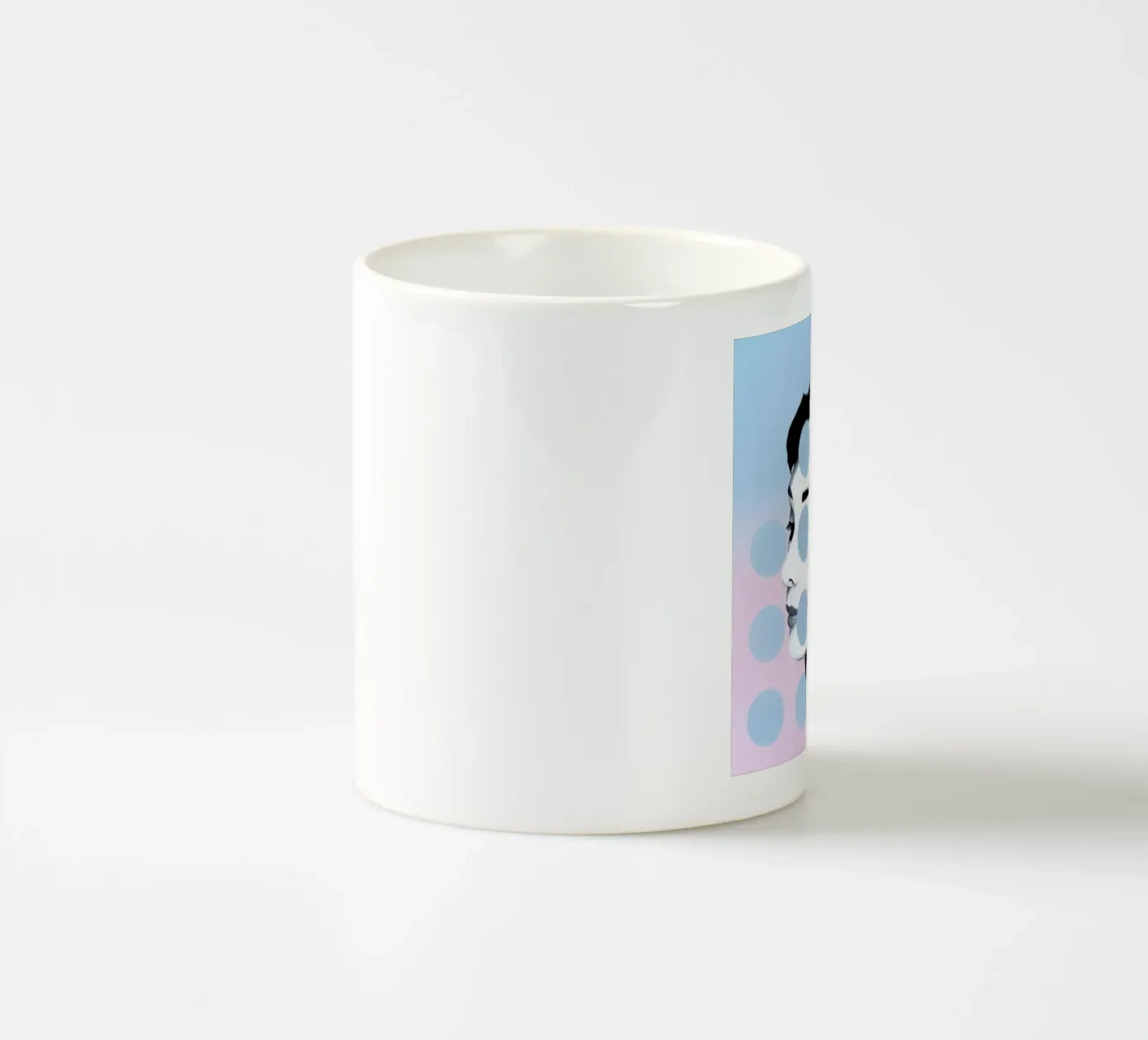 Audrey Dots ceramic mug by Famous When Dead