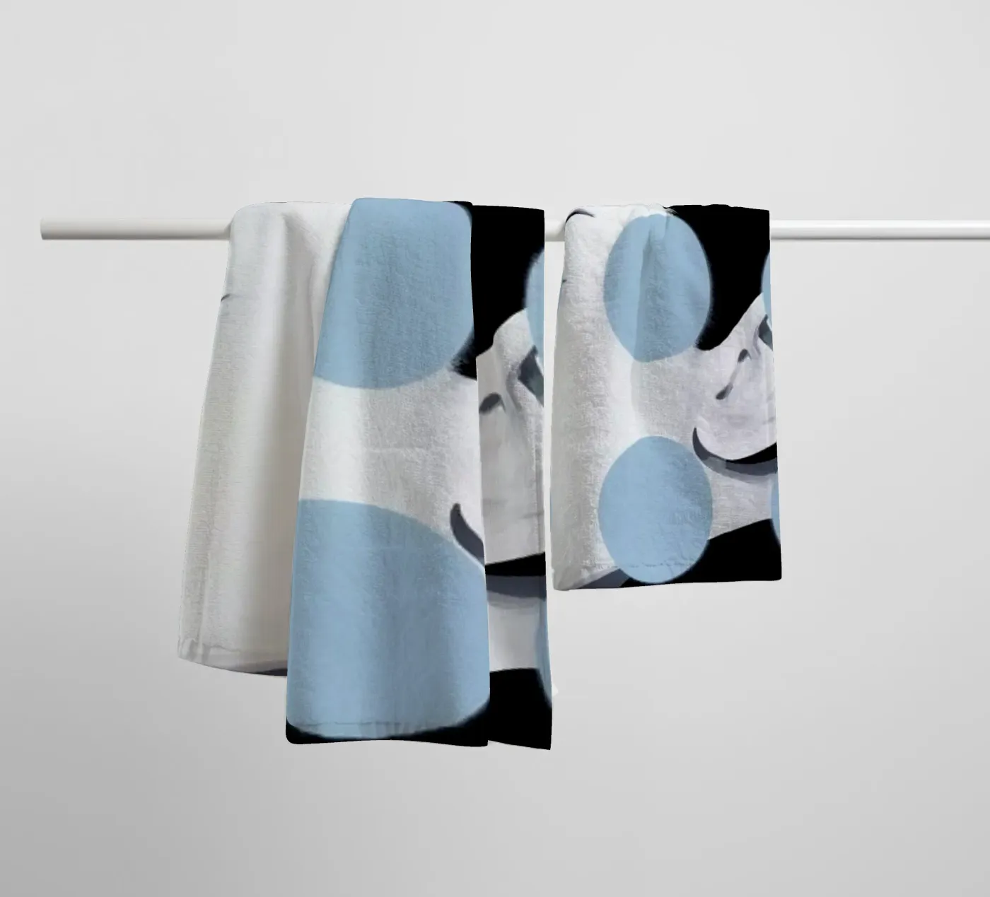 Audrey Dots towel by Famous When Dead