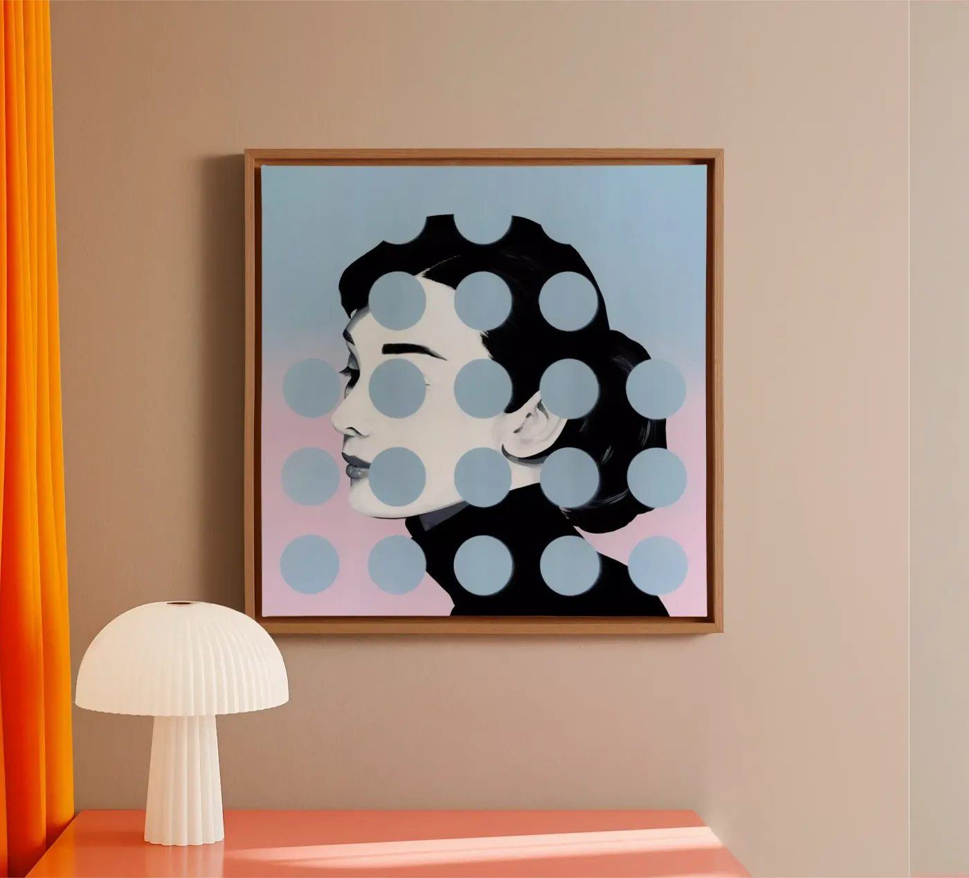 Audrey Dots tela da Famous When Dead