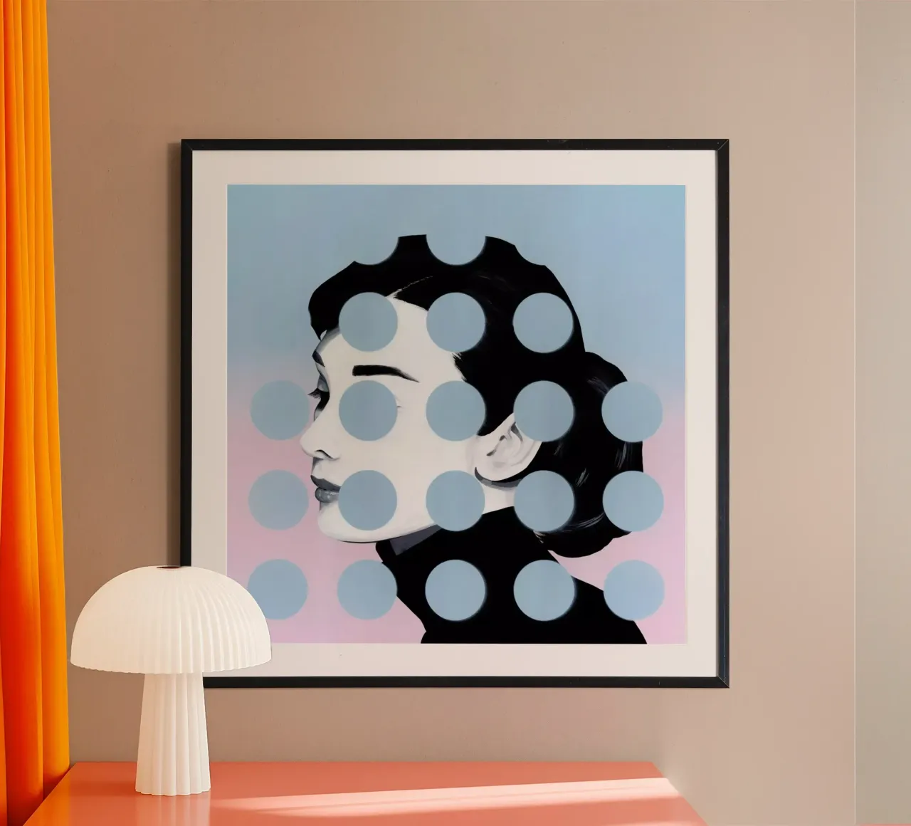 Audrey Dots poster da Famous When Dead