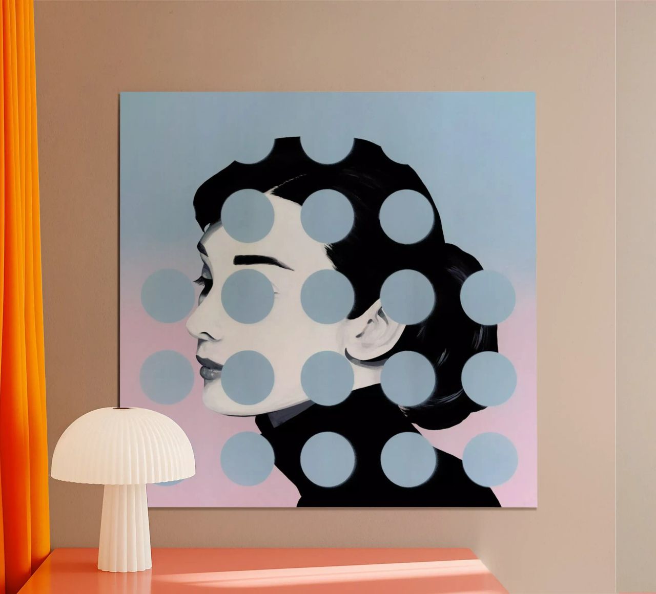 Audrey Dots Poster von Famous When Dead