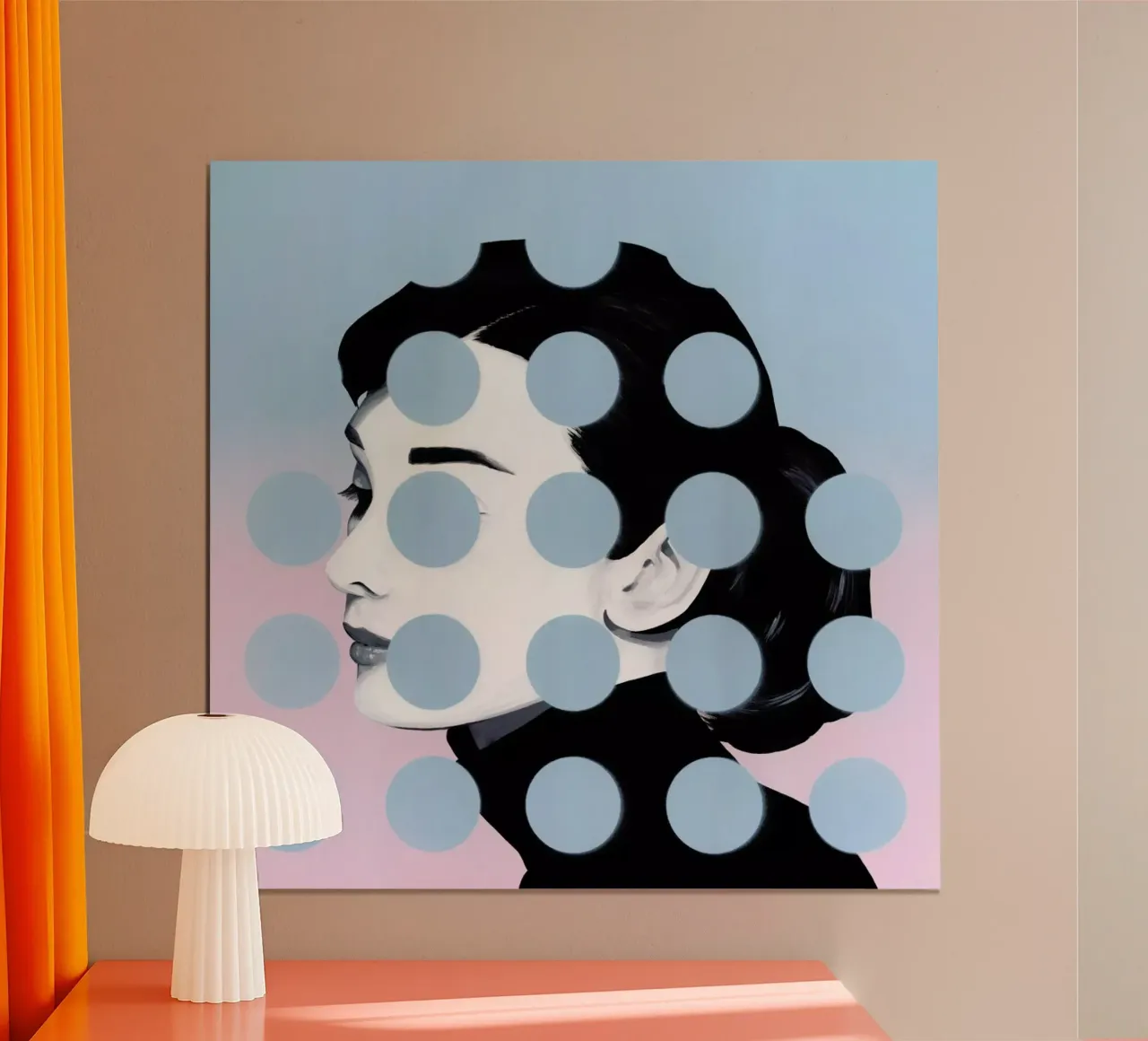 Audrey Dots poster da Famous When Dead