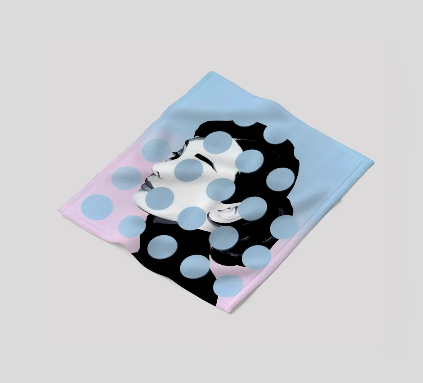 Audrey Dots Fleecedecke von Famous When Dead