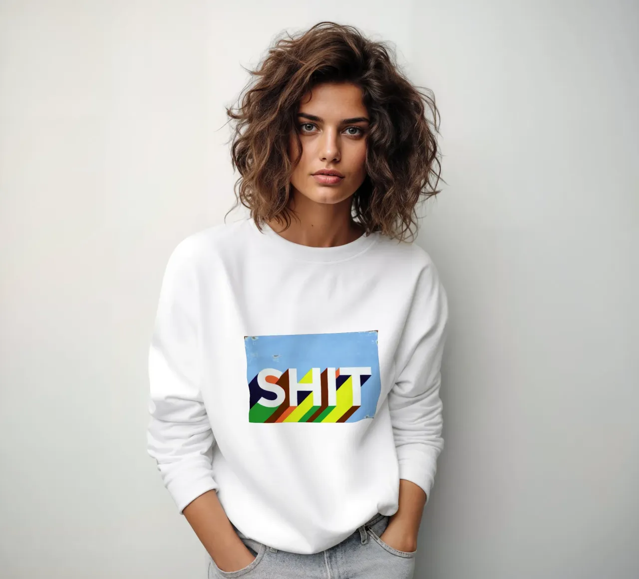 Shit sweatshirt by Famous When Dead