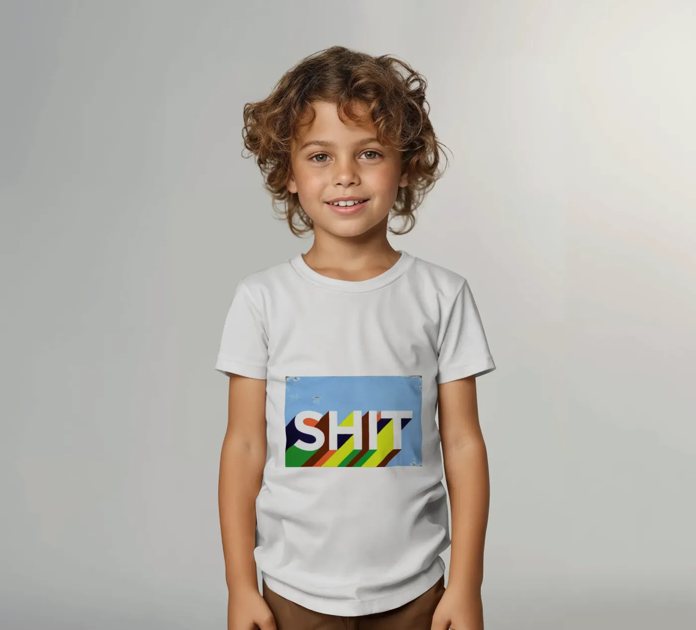 Shit kids t-shirt by Famous When Dead