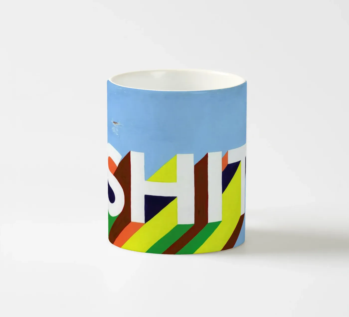 Shit keramische mok van Famous When Dead