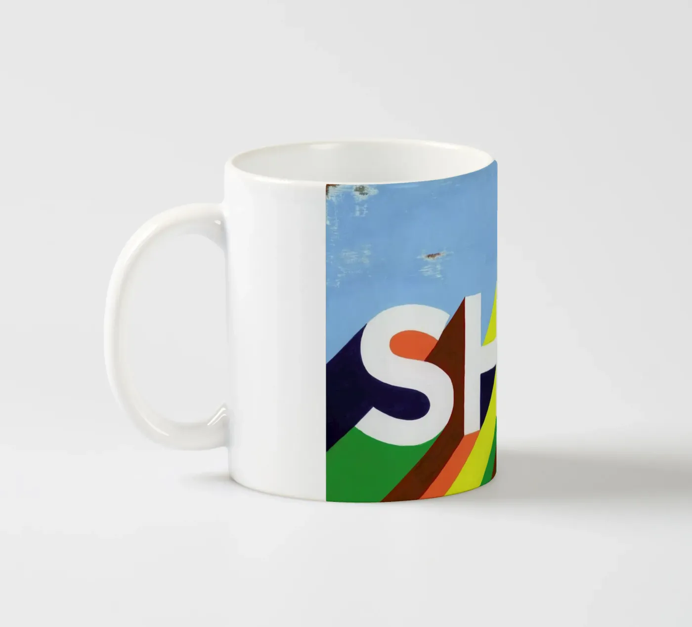 Shit ceramic mug by Famous When Dead