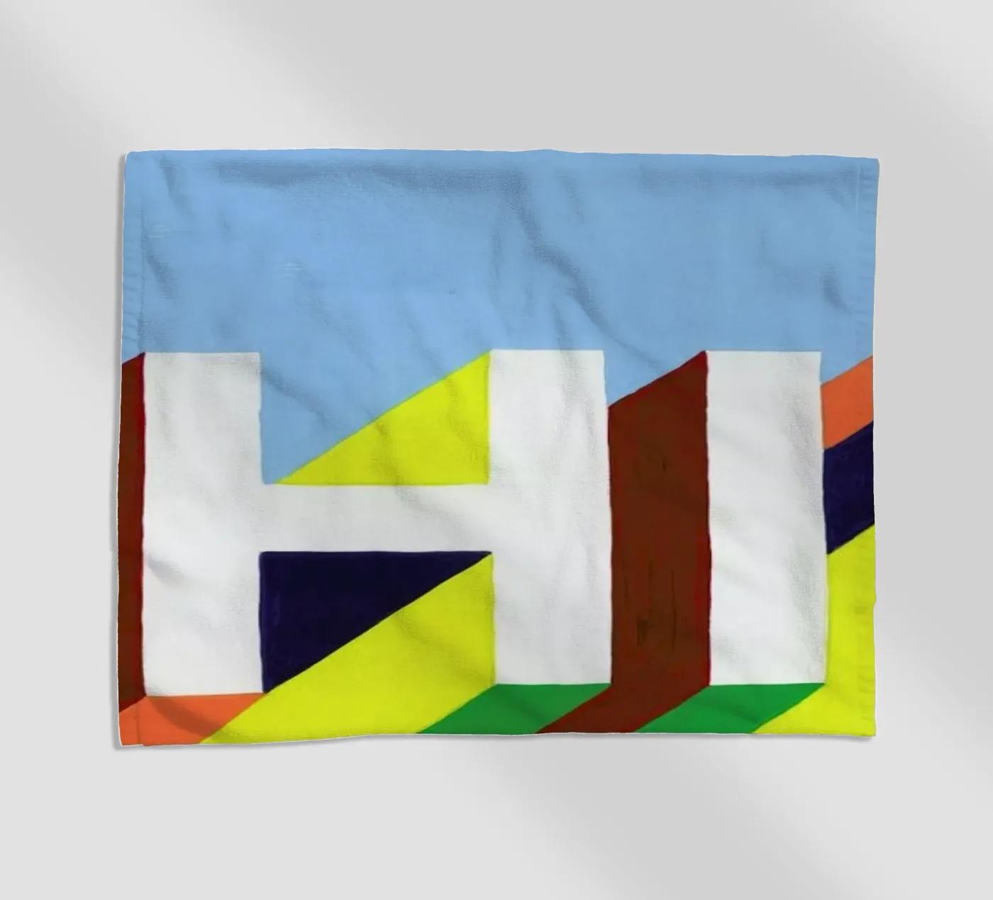 Shit beach towel by Famous When Dead